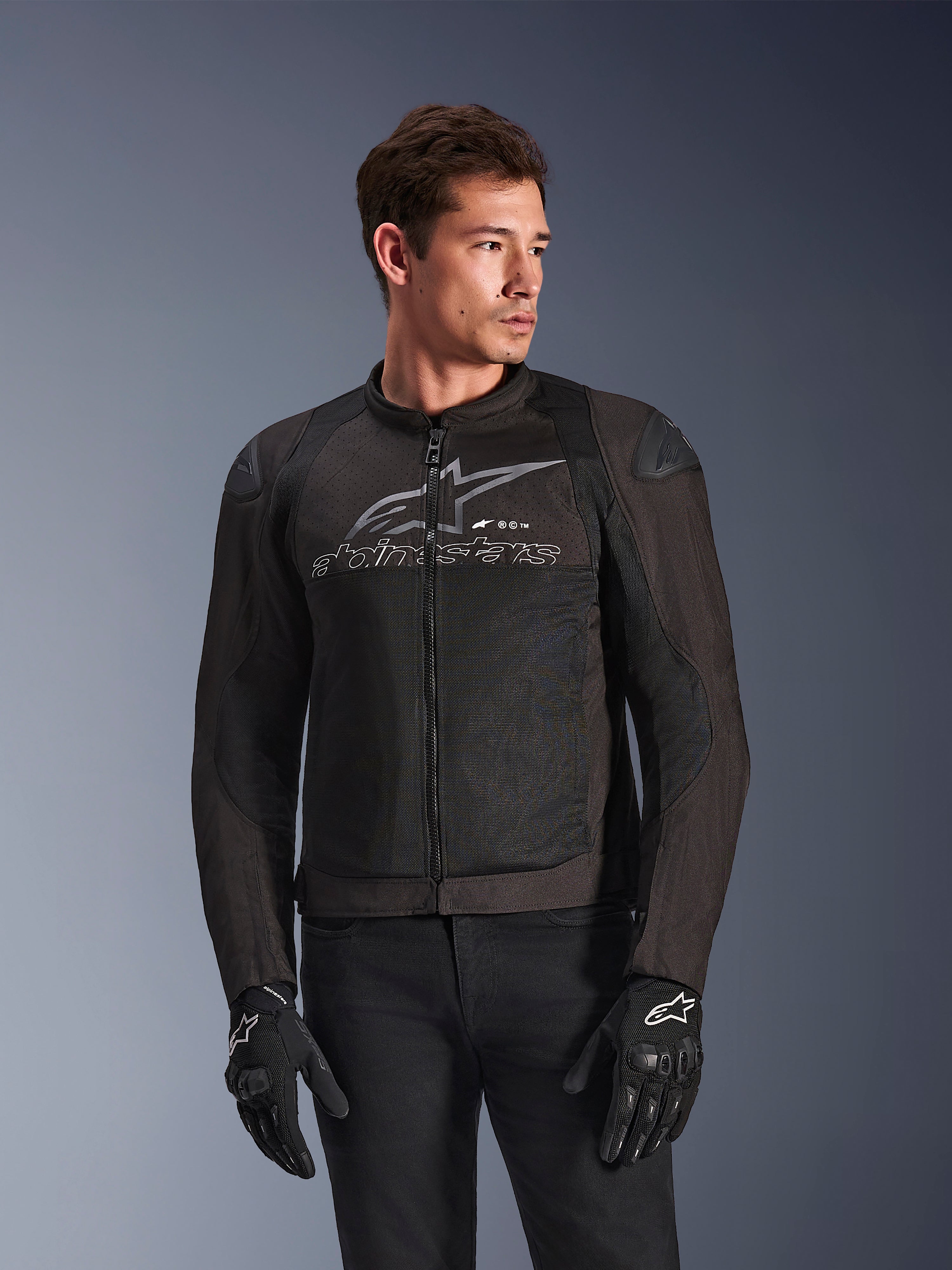 SMX Air - Black Motorcycle Jacket | Alpinestars®