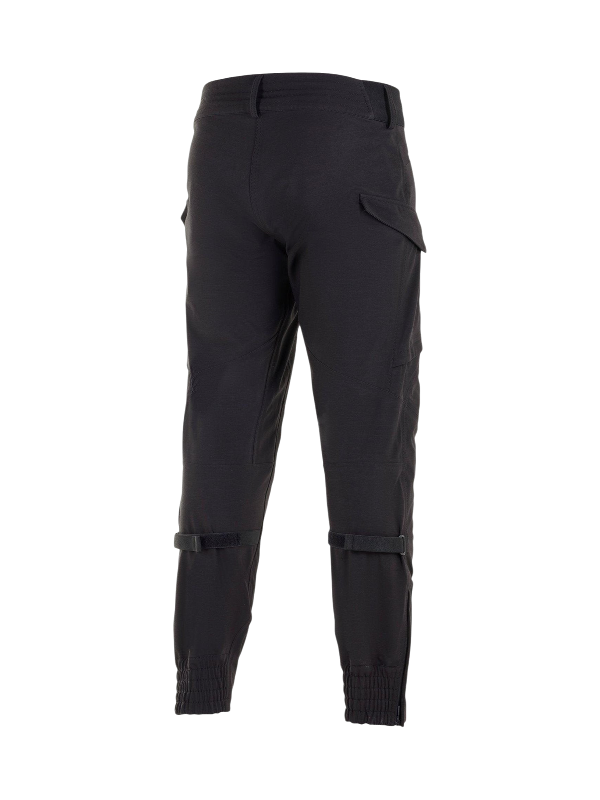 Alpinestars Juggernaut Waterproof Pants, Men's Black Urban Motorcycle Pants with softshell construction and calf adjusters.