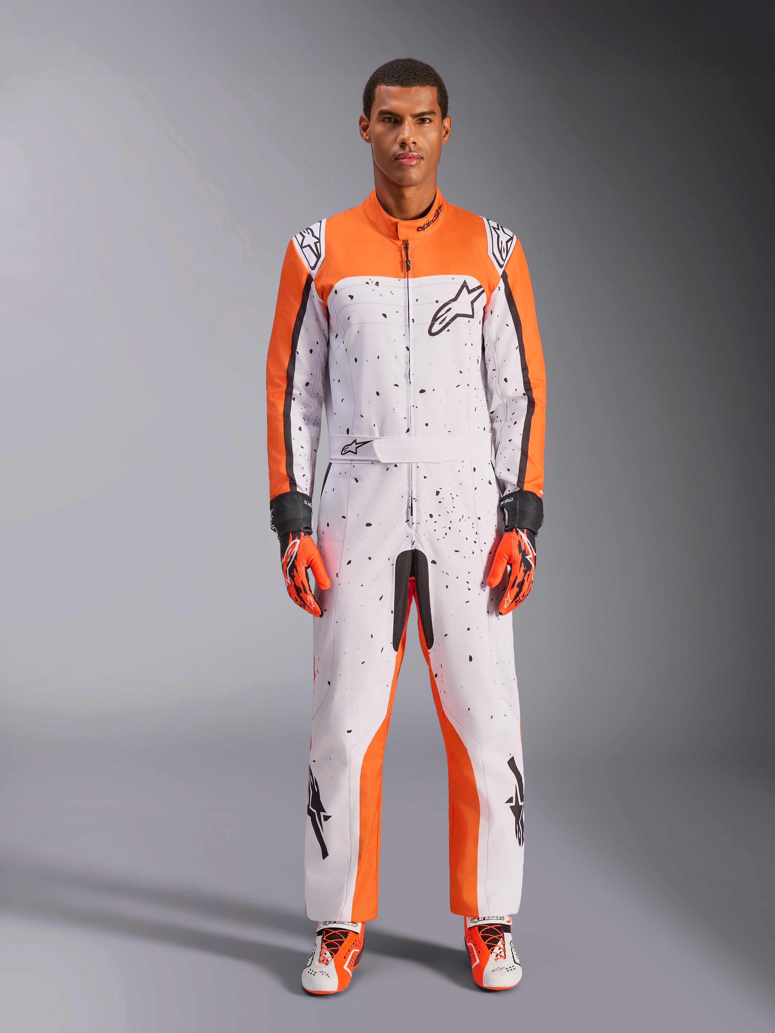 ホルメンコール　トライマックスアルペン KMX-9 V3 Graphic 6 - White Karting Suit | Alpinestars®