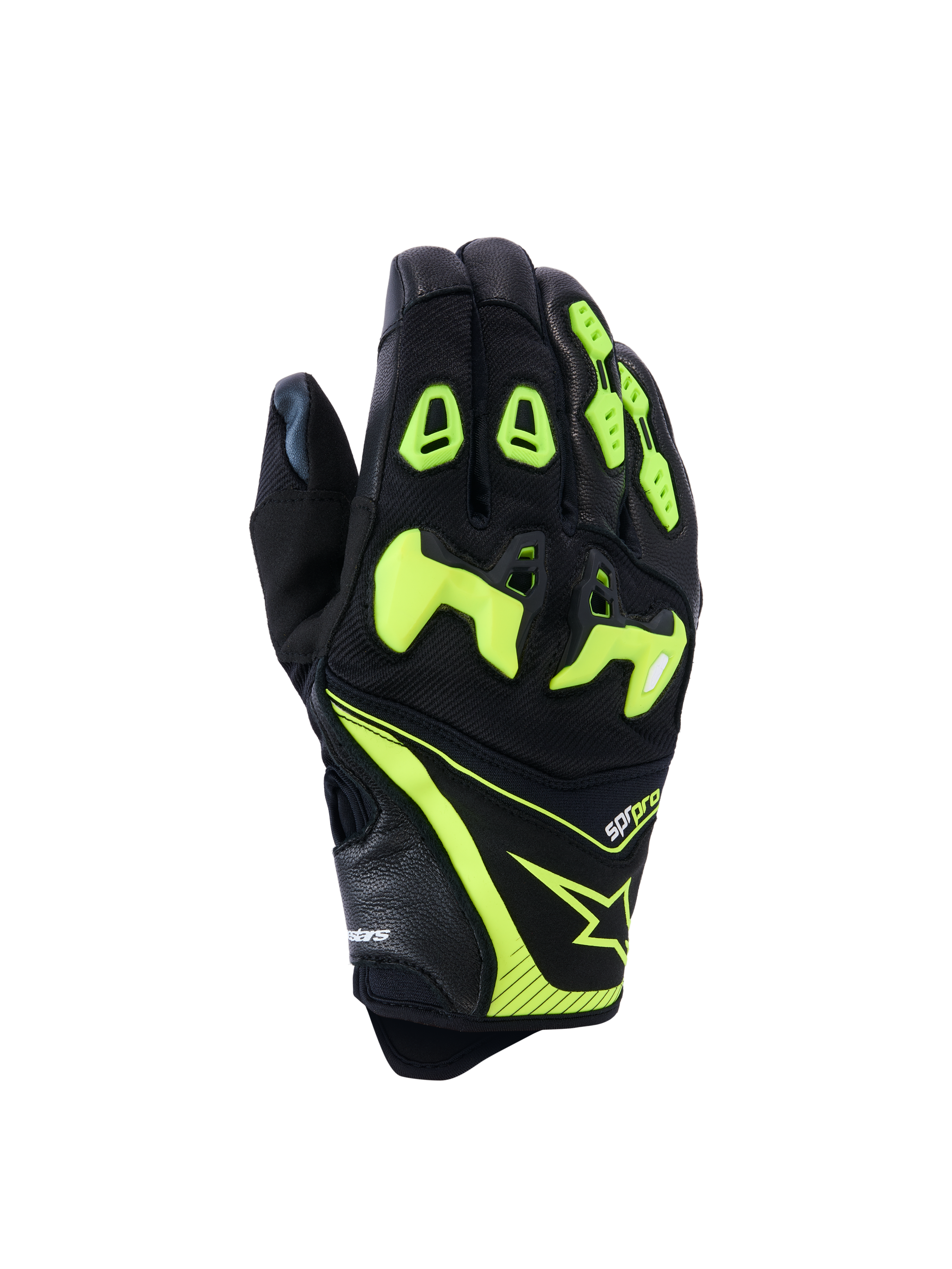 SP-R Pro - Yellow Motorcycle Gloves | Alpinestars®