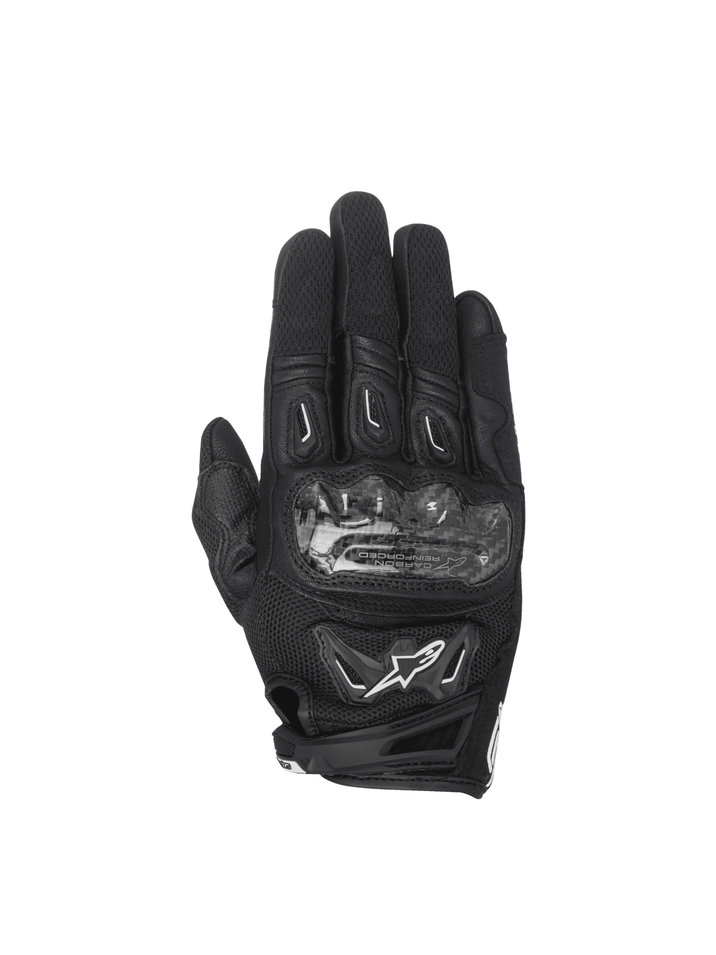 Women Stella SMX-2 Air Carbon V2 - Black Motorcycle Gloves