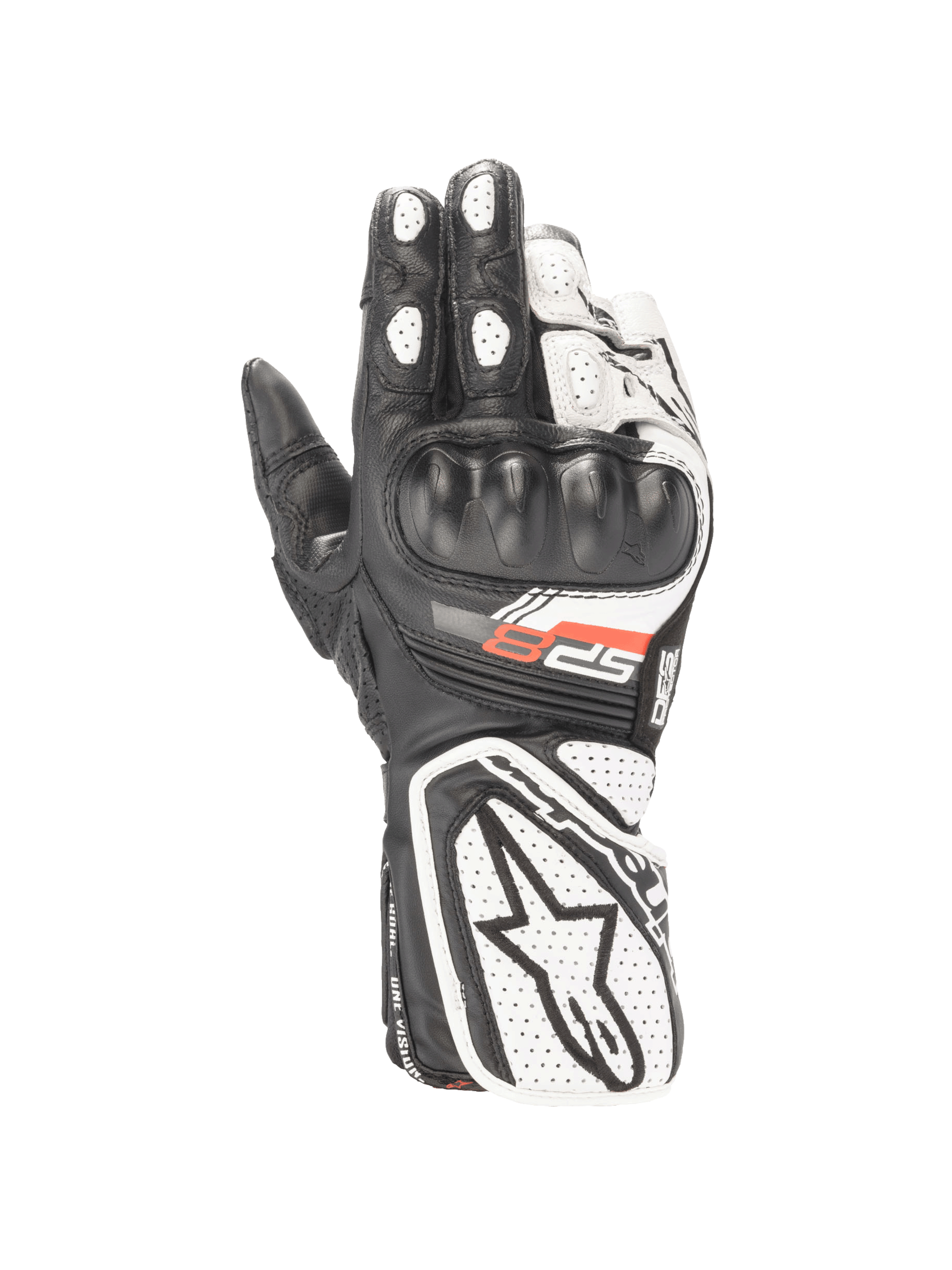 Stella SP-8 V3 - Black Motorcycle Gloves | Alpinestars®