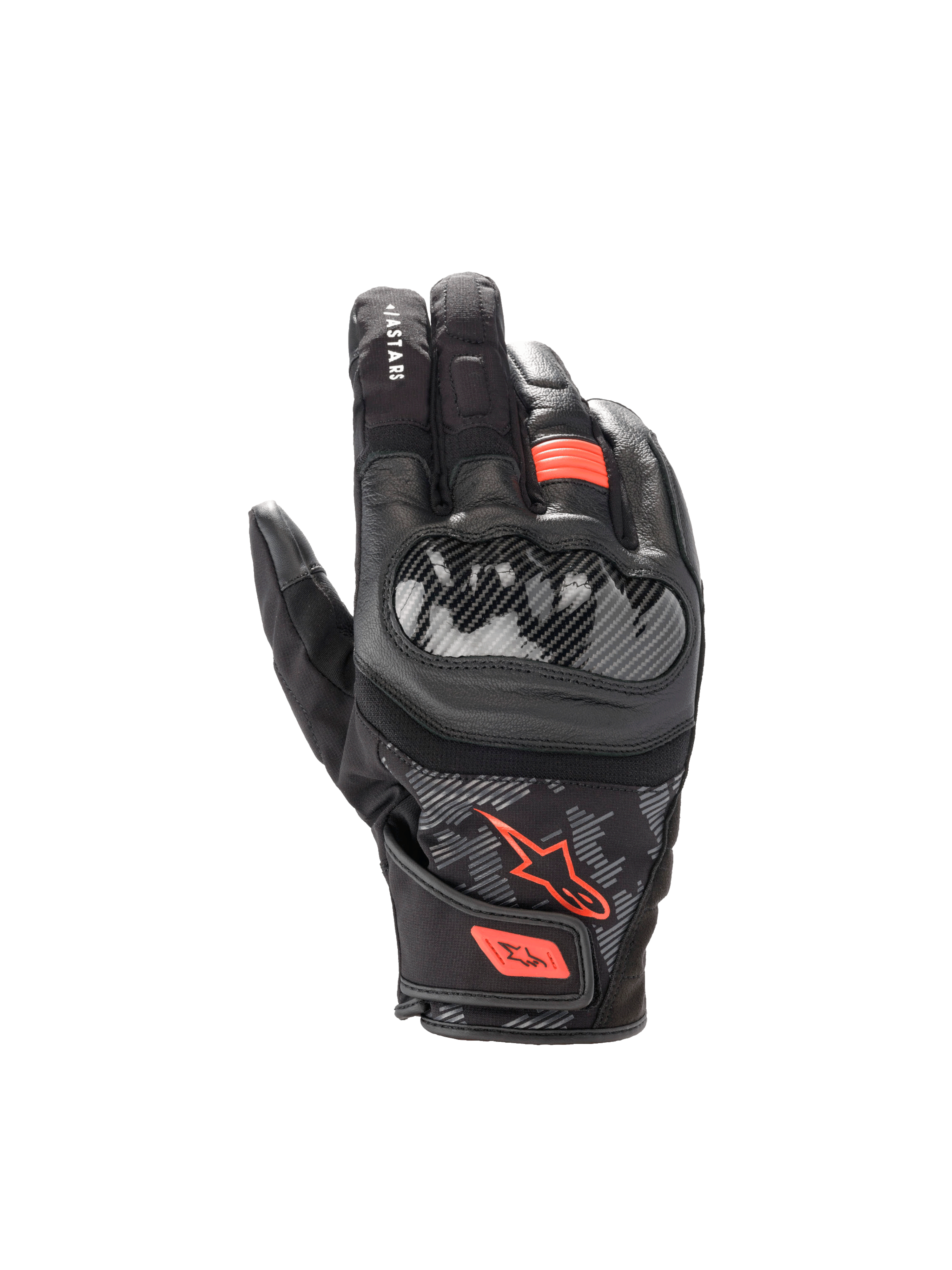SMX Z Drystar® - Black Motorcycle Gloves | Alpinestars®