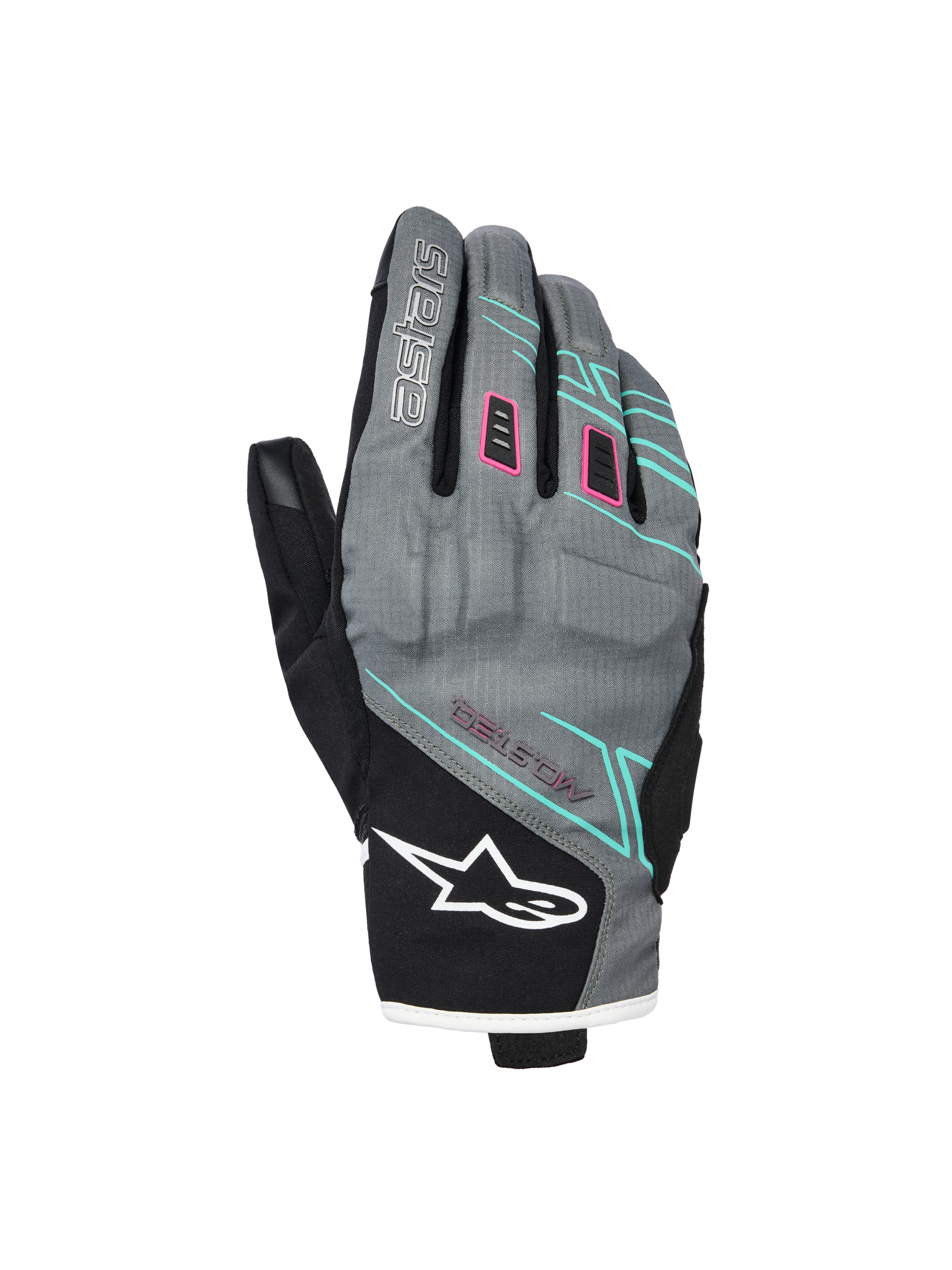Stella Moblast Waterproof - Gray Motorcycle Gloves | Alpinestars®