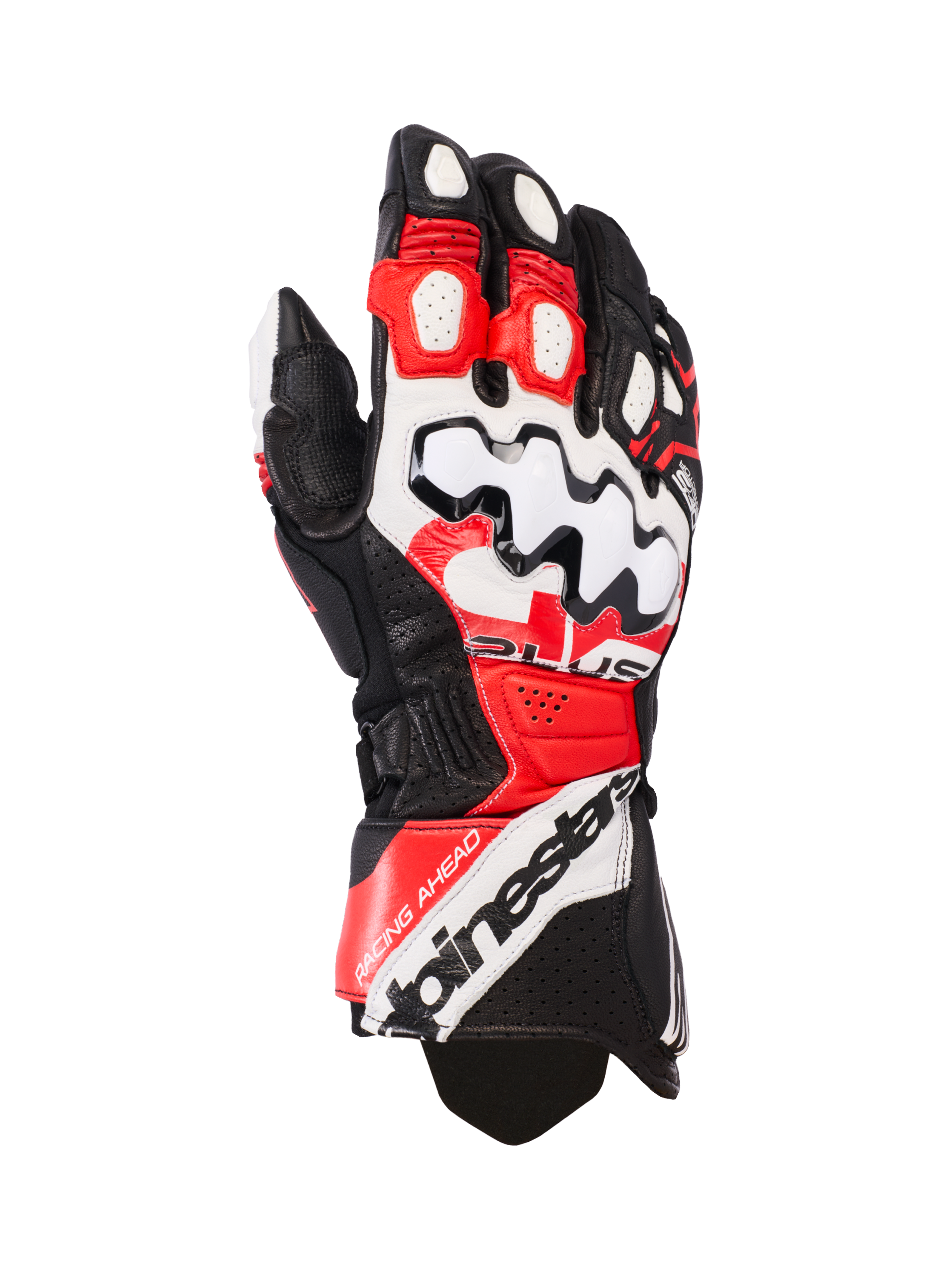 GP Plus R V3 - Black White Motorcycle Gloves | Alpinestars® GP Plus R V3 - Black White Motorcycle Gloves | Alpinestars®