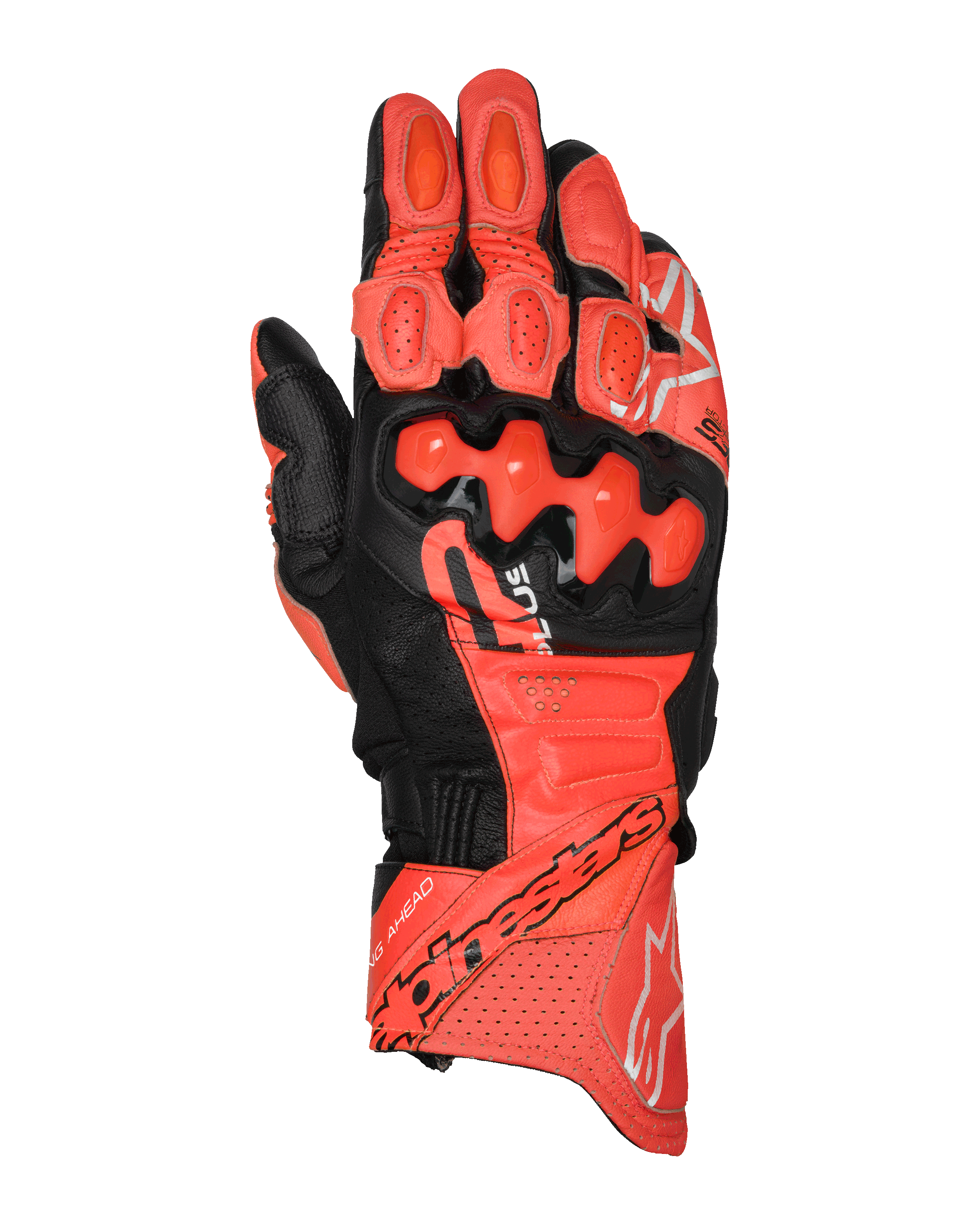 GP Plus R V3 - Red Motorcycle Gloves | Alpinestars®