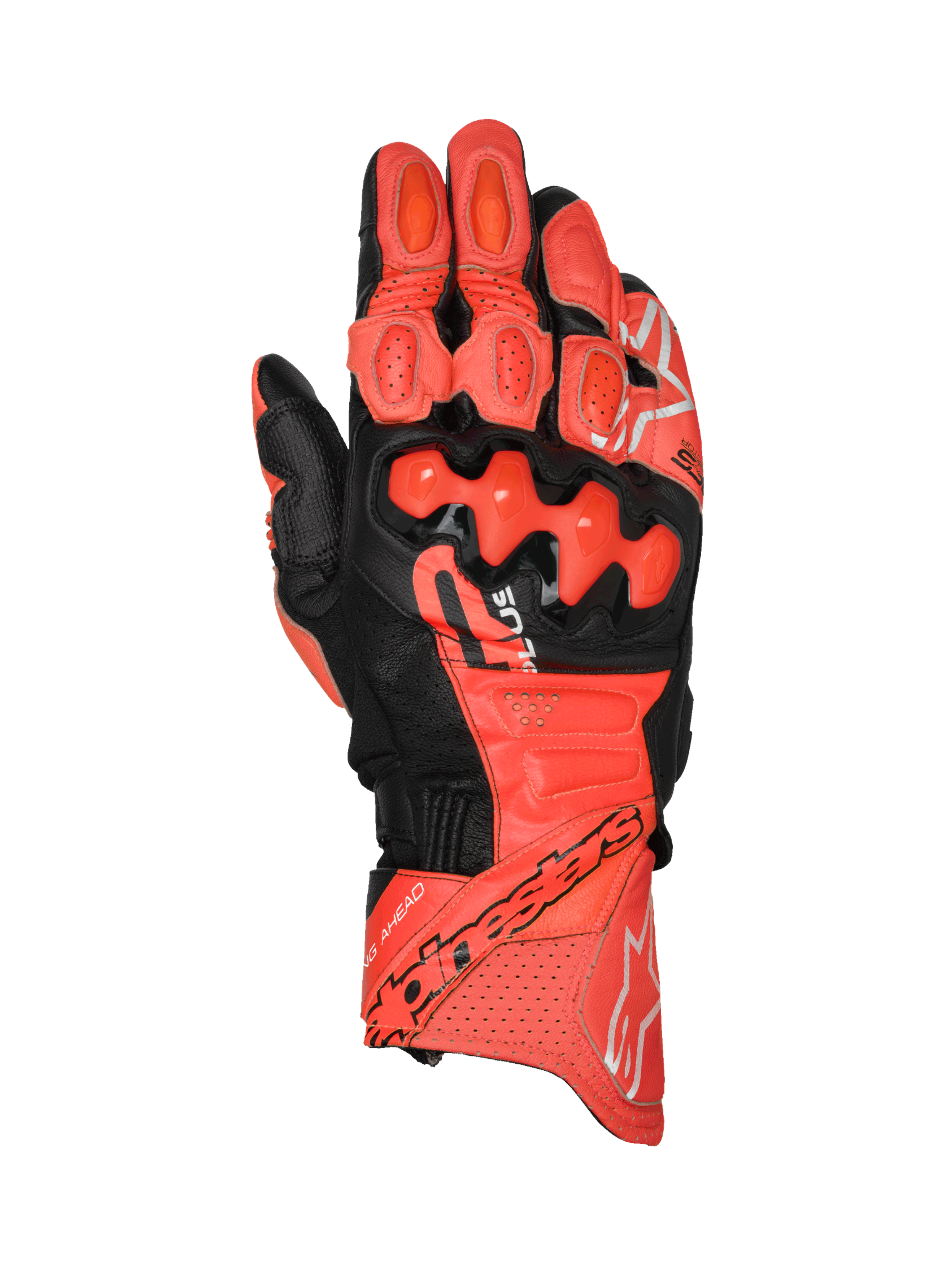 GP Plus R V3 - Red Motorcycle Gloves | Alpinestars®