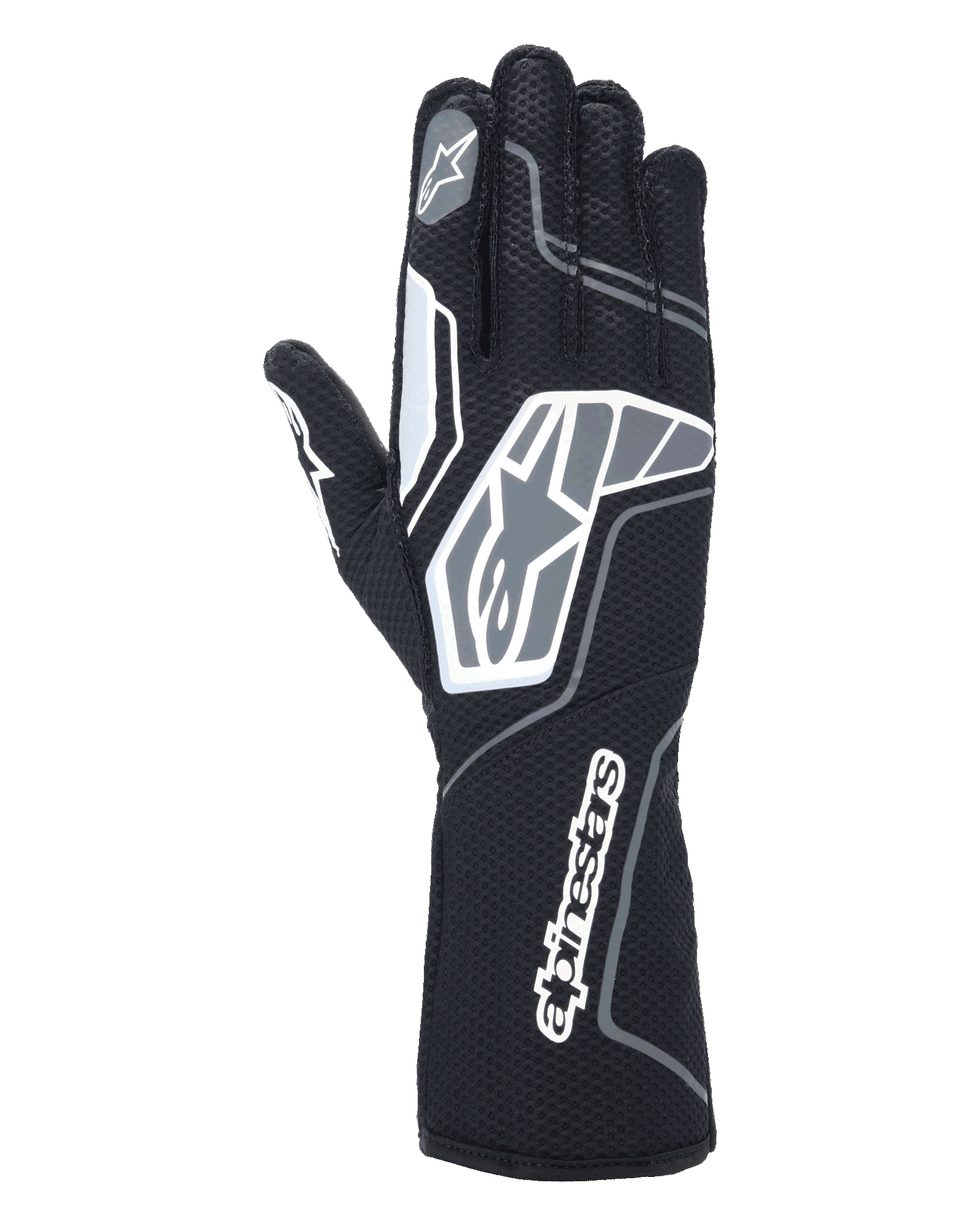 Tech-1 KX V4 - Gray Karting Gloves | Alpinestars®