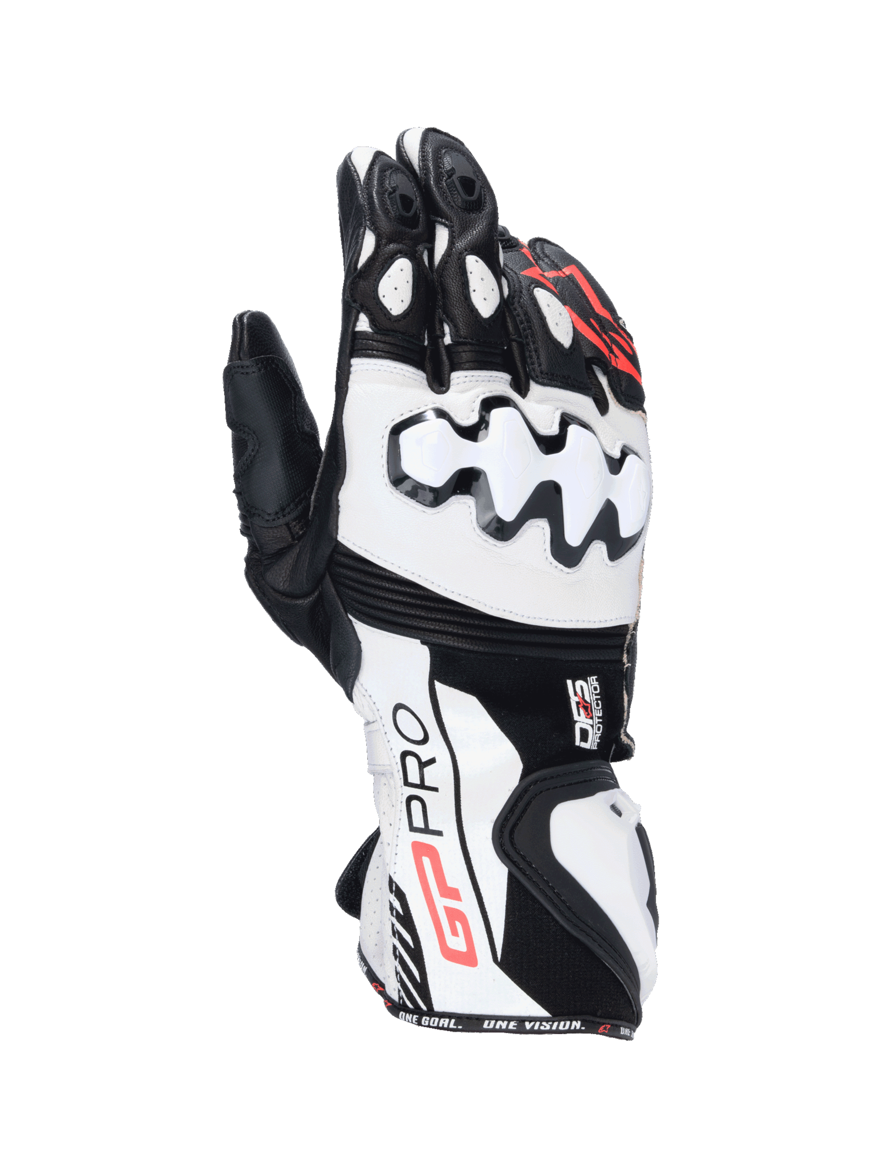 GP Pro R4 - Black Motorcycle Gloves | Alpinestars®