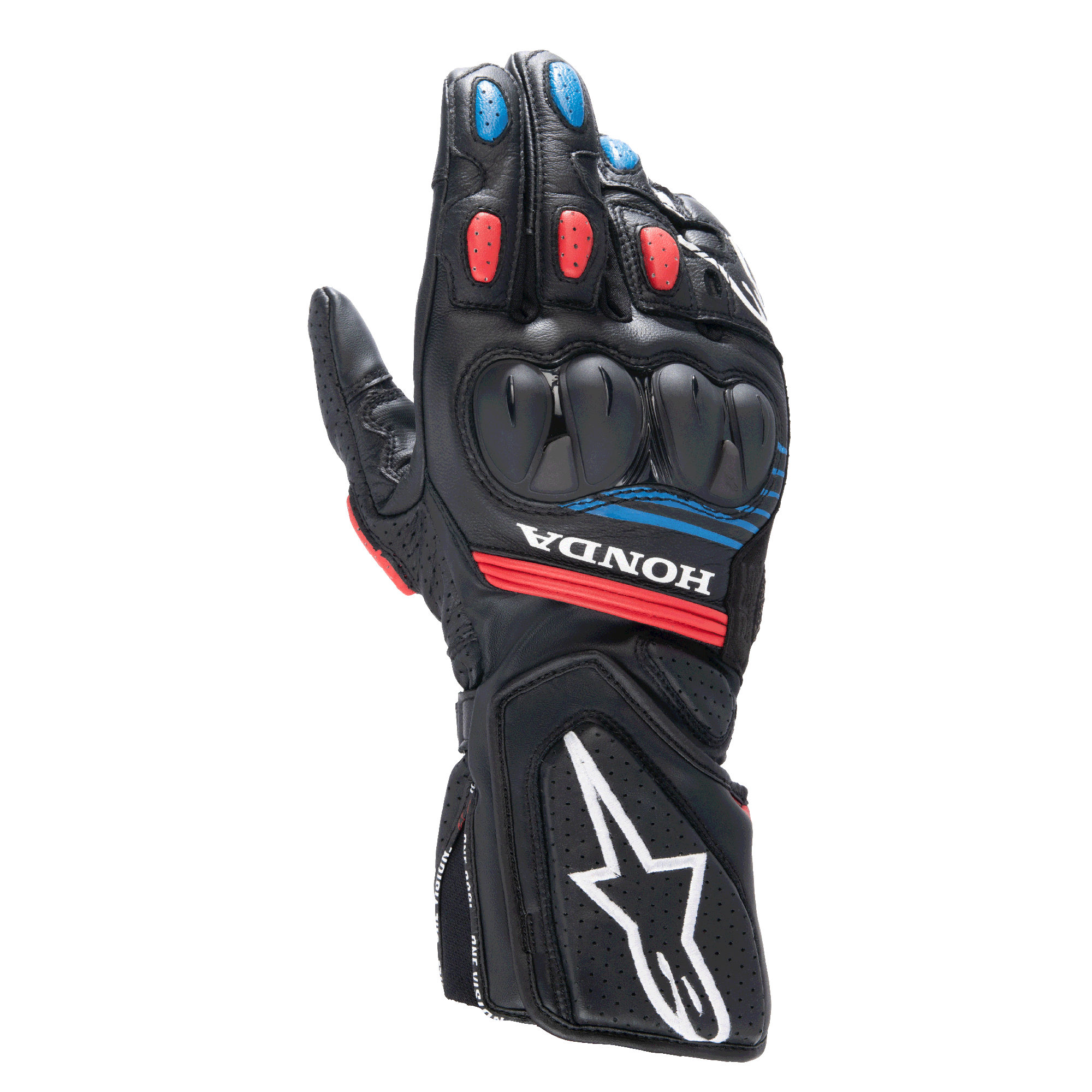 L Black Bright Red Blue