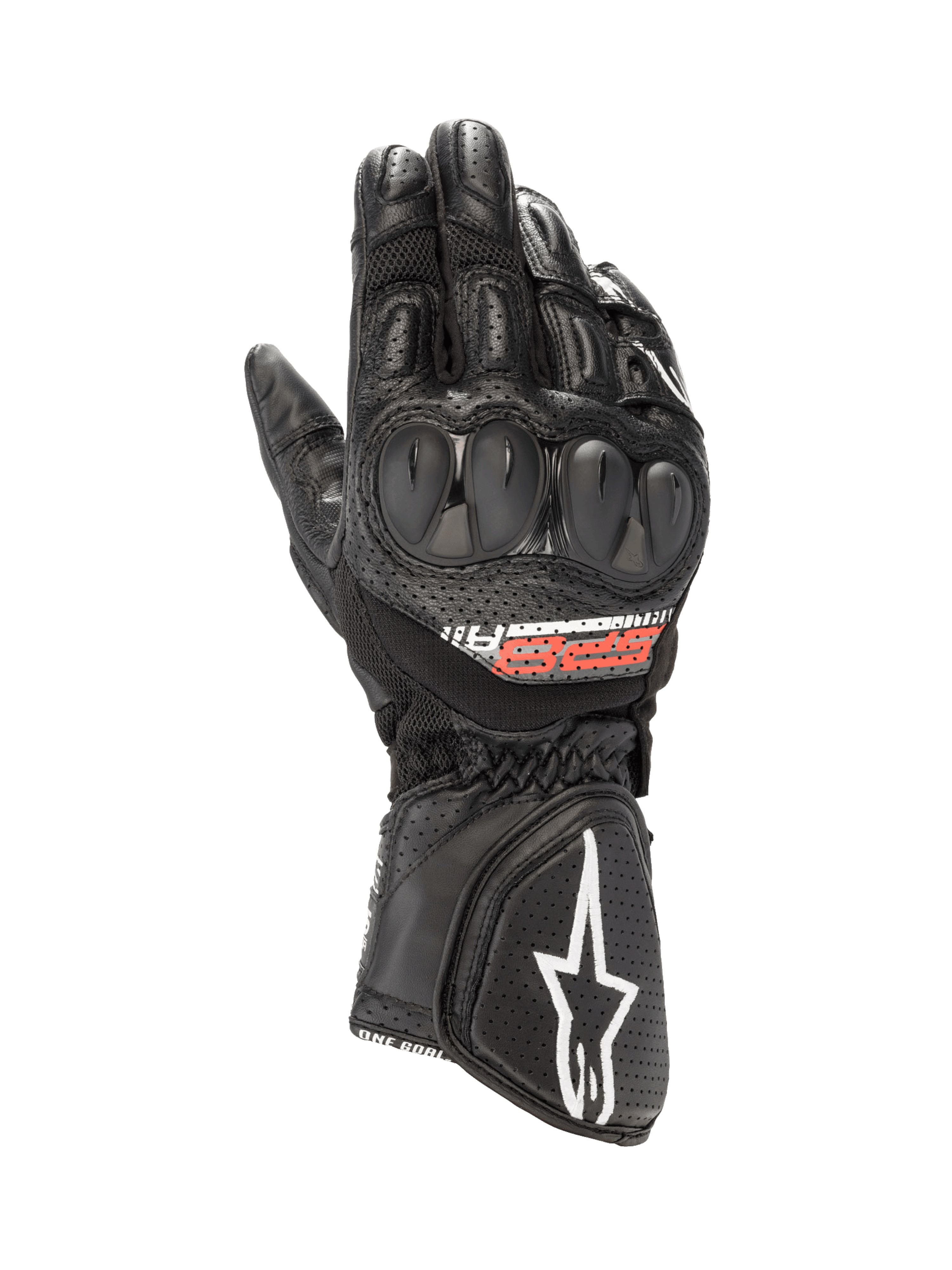 SP-8 V3 Air - Black Motorcycle Gloves | Alpinestars®