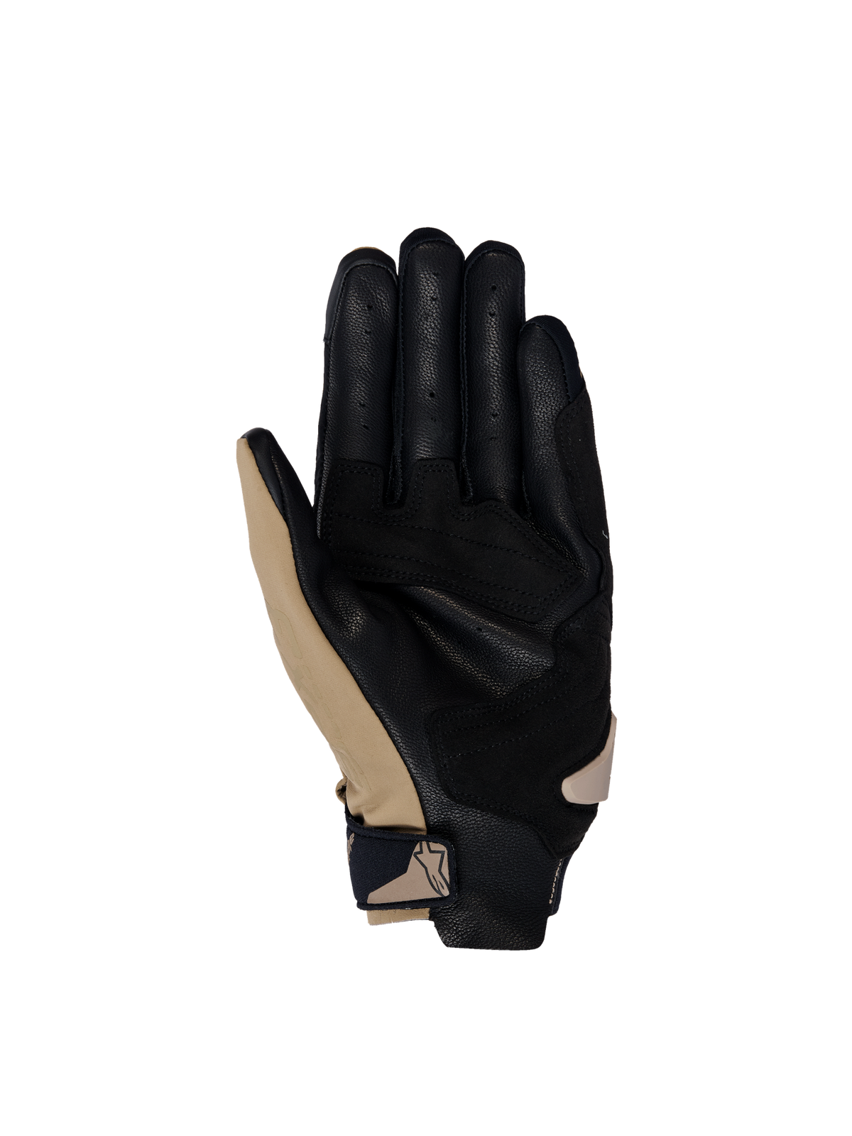 Alpinestars SP X 3 Men's Gloves, motorcycle sport racing gear in black and brown, featuring a perforated leather palm.