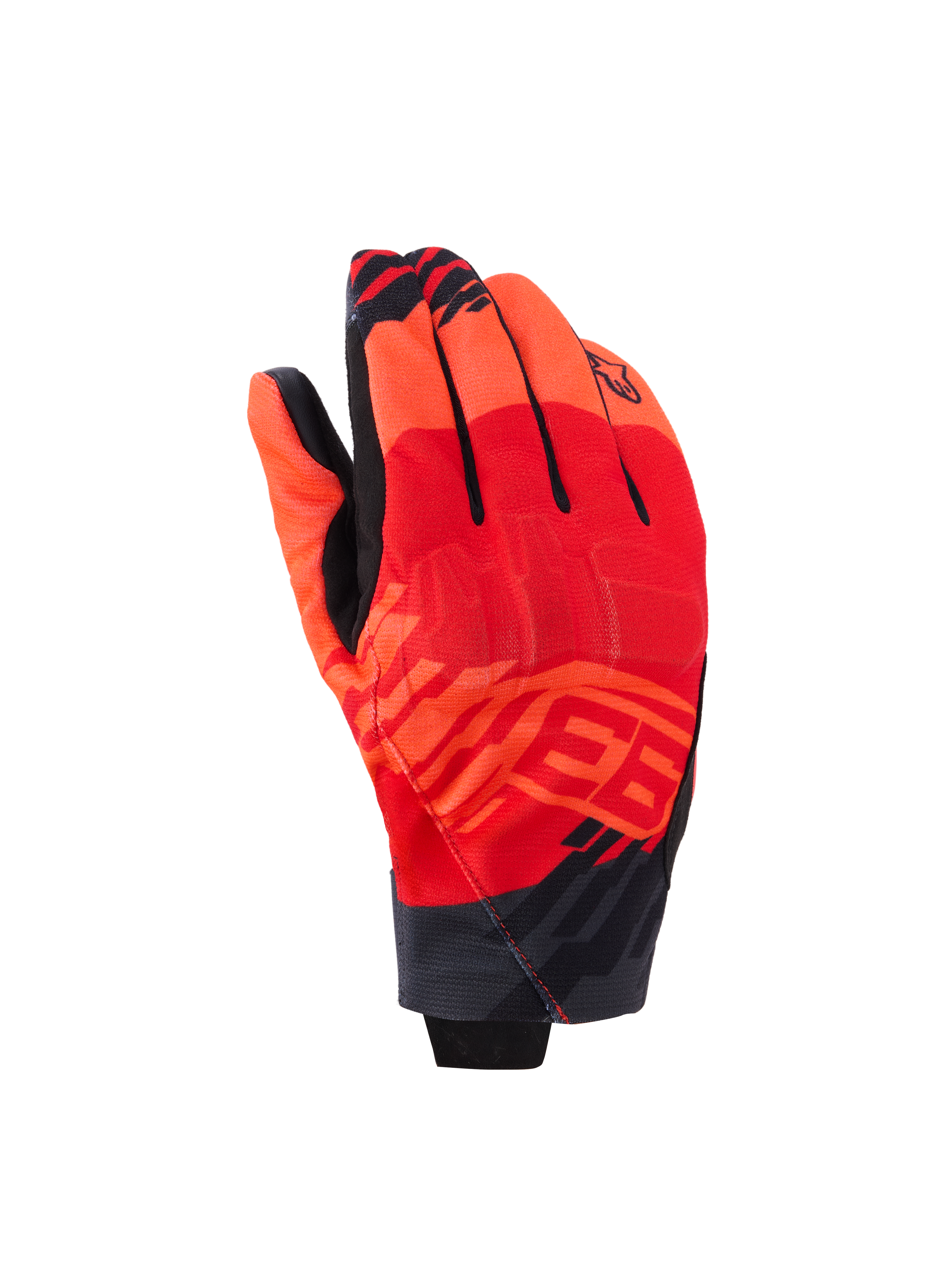 L / Red Fluo Bright Red Black