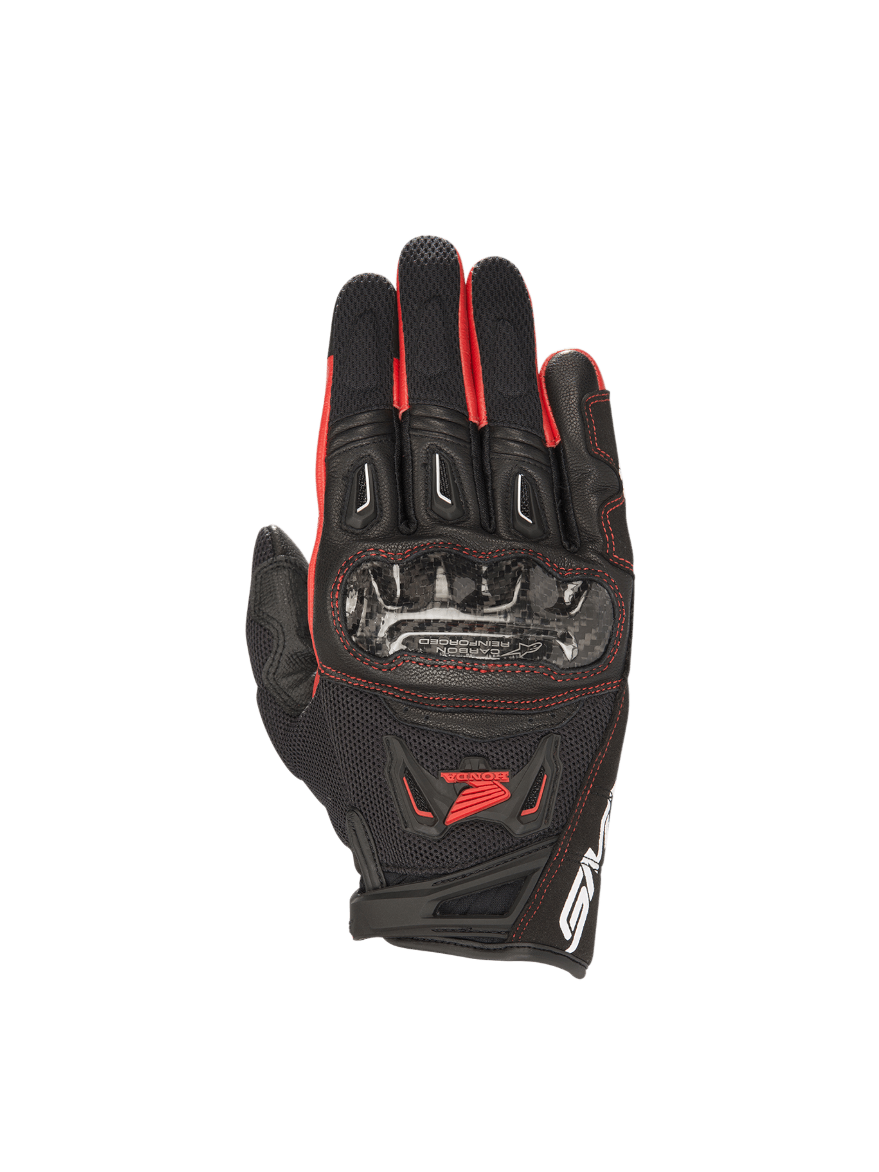 Honda SMX-2 Air Carbon V2 - Black Motorcycle Gloves | Alpinestars®