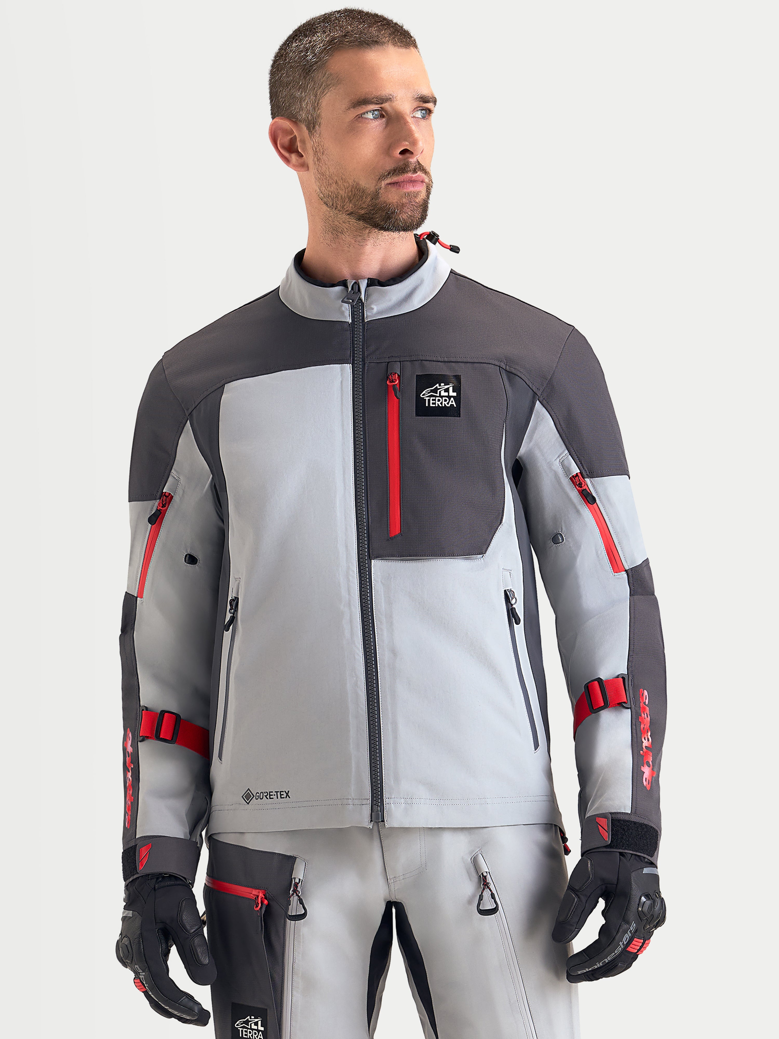 Arenis Gore-Tex® - Gray Motorcycle Jacket | Alpinestars®