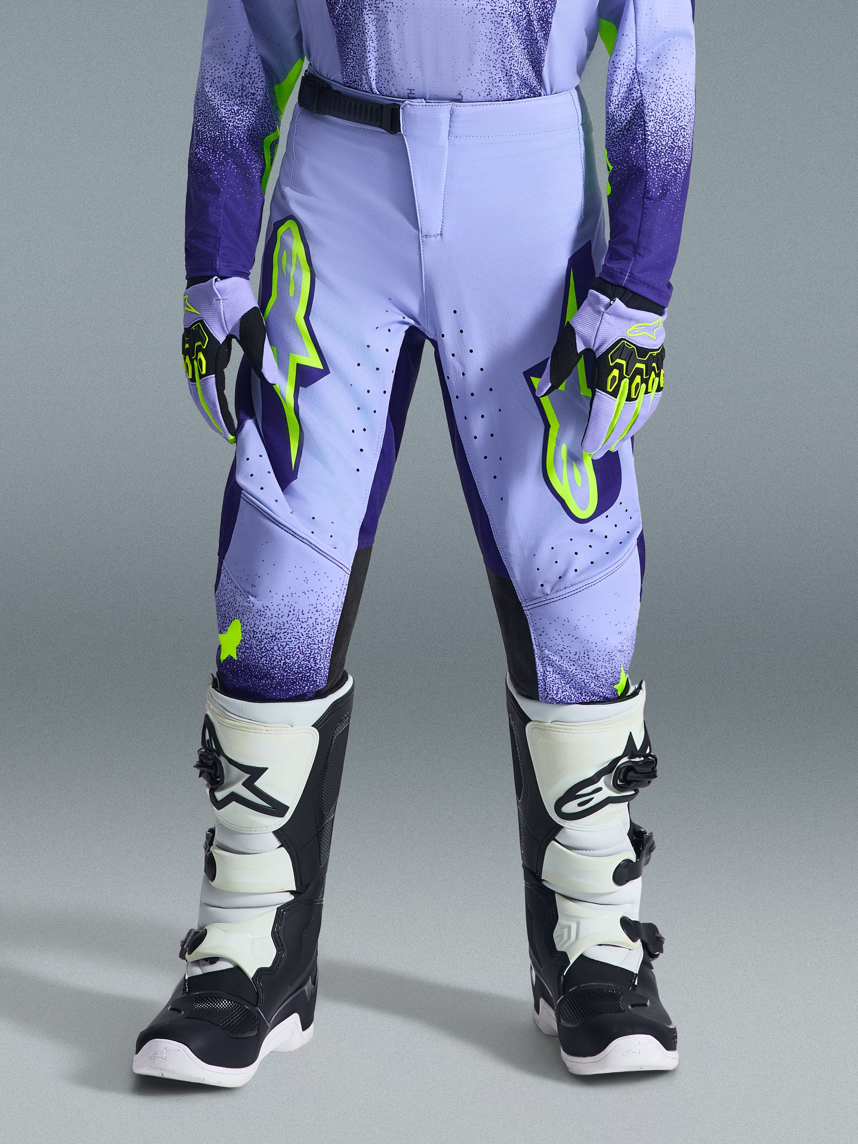 絶版‼️ PURPLE STARS purple fashion Pearl Purple and Matte Black - 2024 To 2026 ZX-6R | ABS Fairings