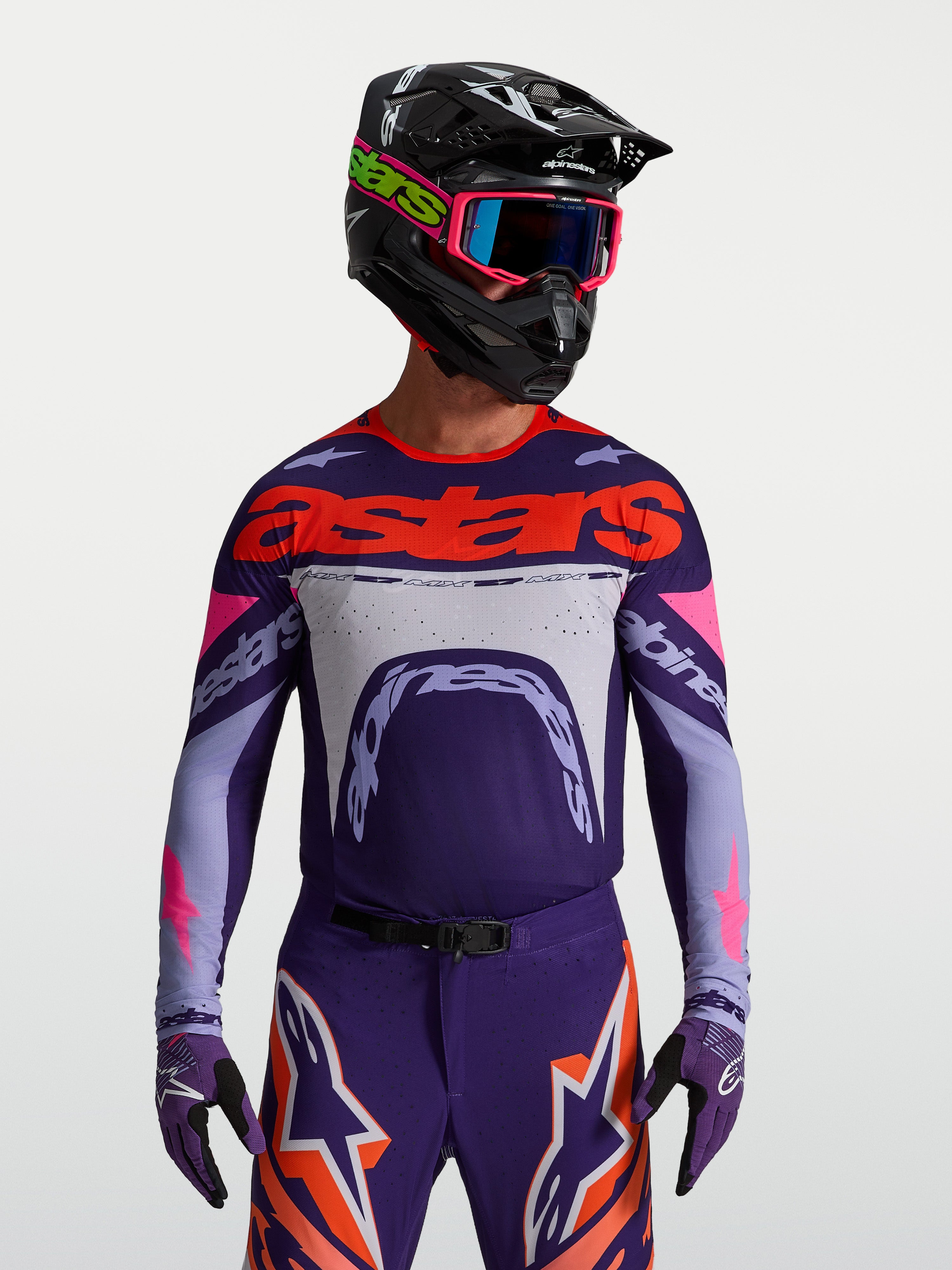 メキT 2027 Supertech Dyna - Purple MX Jersey | Alpinestars®