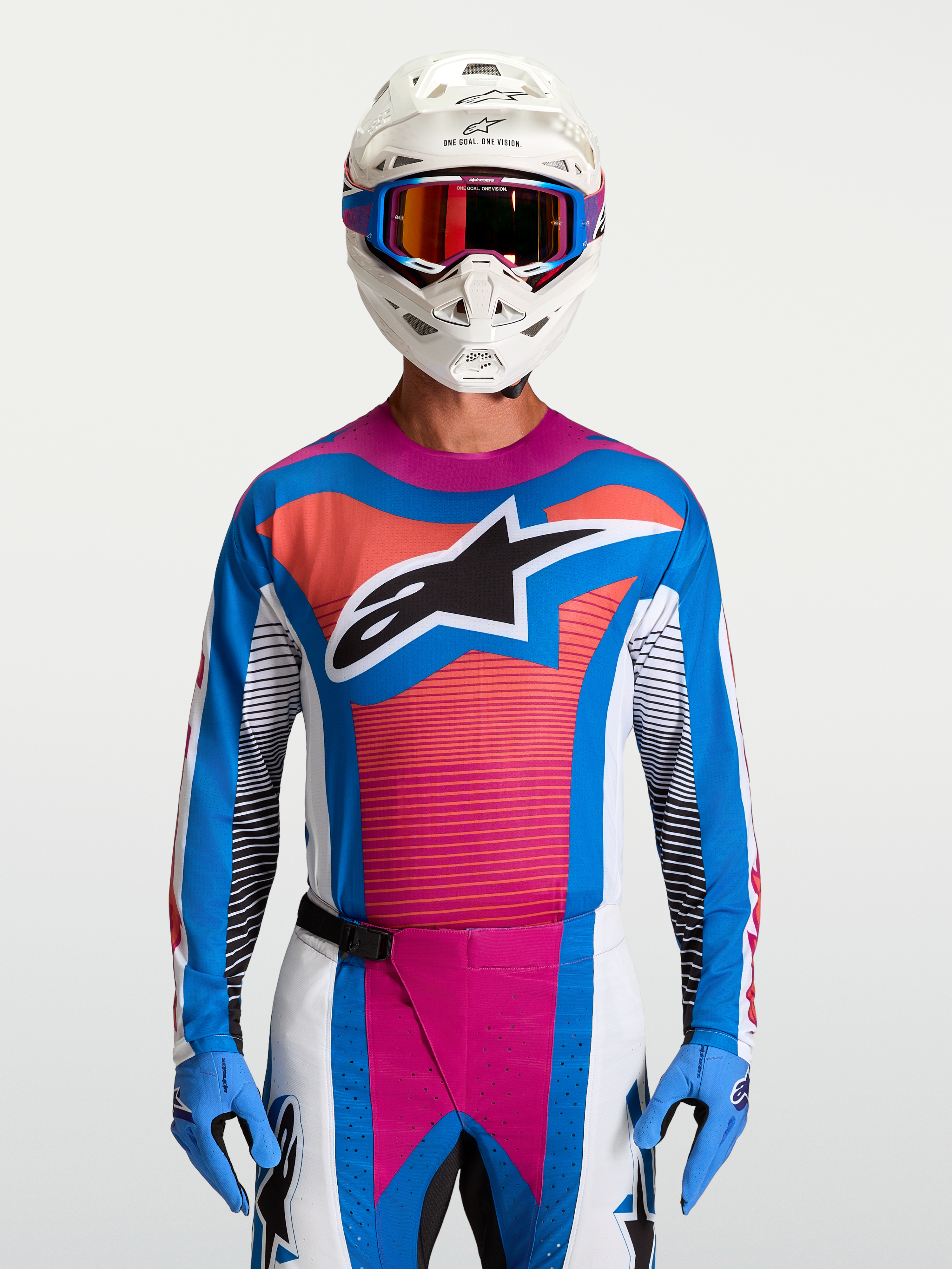 Techstar Maven - Blue MX Jersey | Alpinestars®