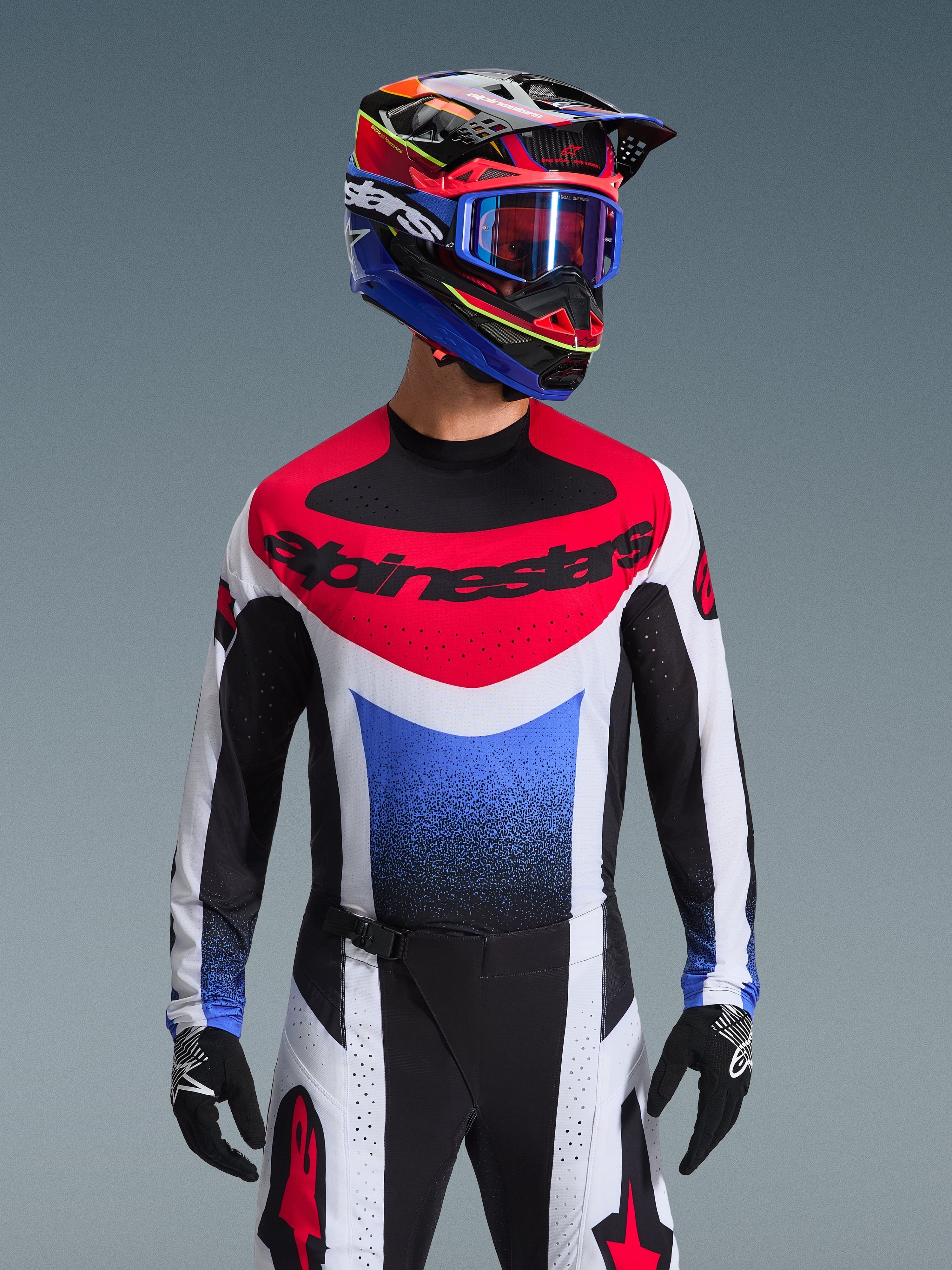 Techstar Knif - Black MX Jersey | Alpinestars®