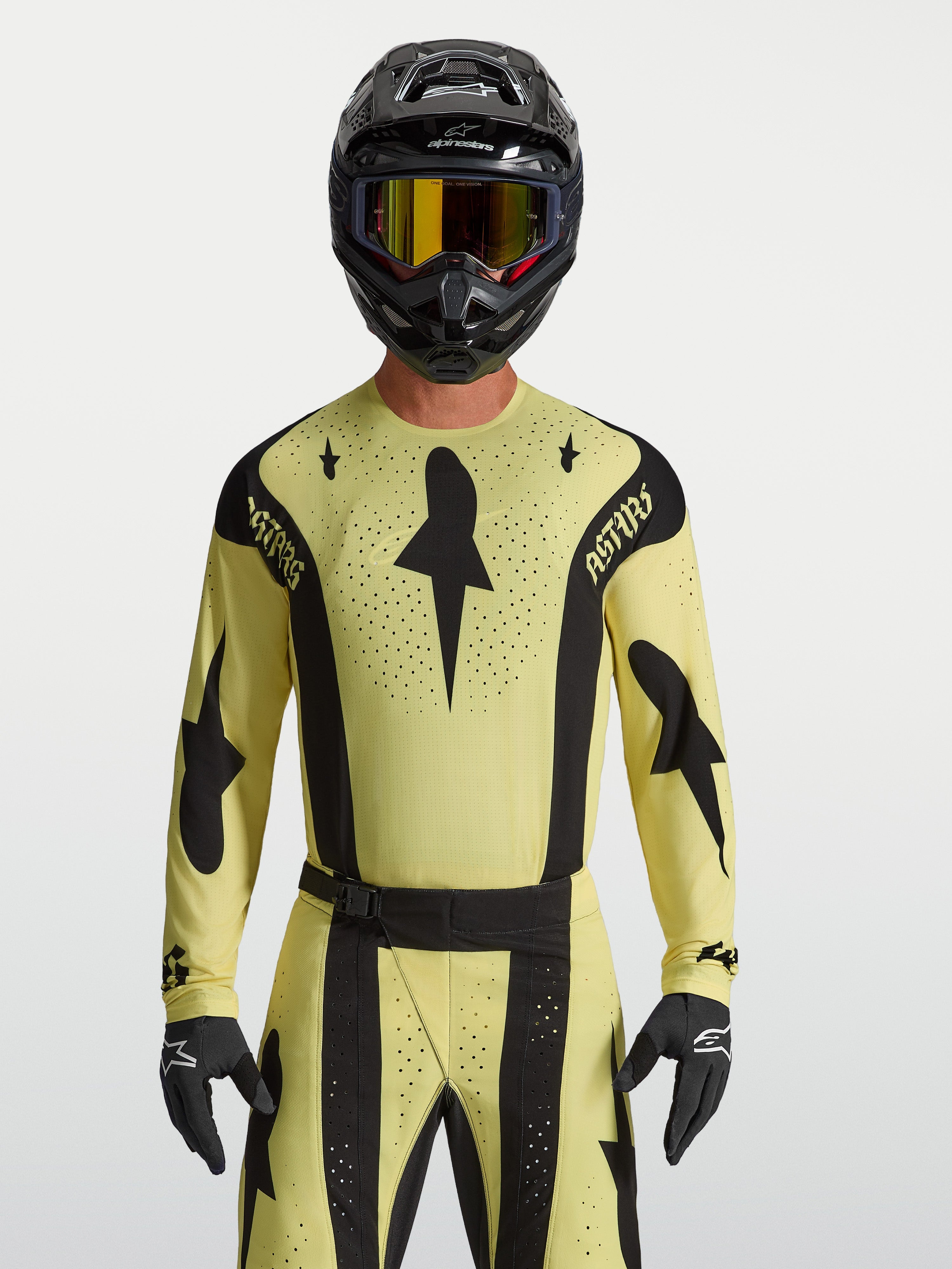 Techstar Atrox - Yellow MX Jersey | Alpinestars®