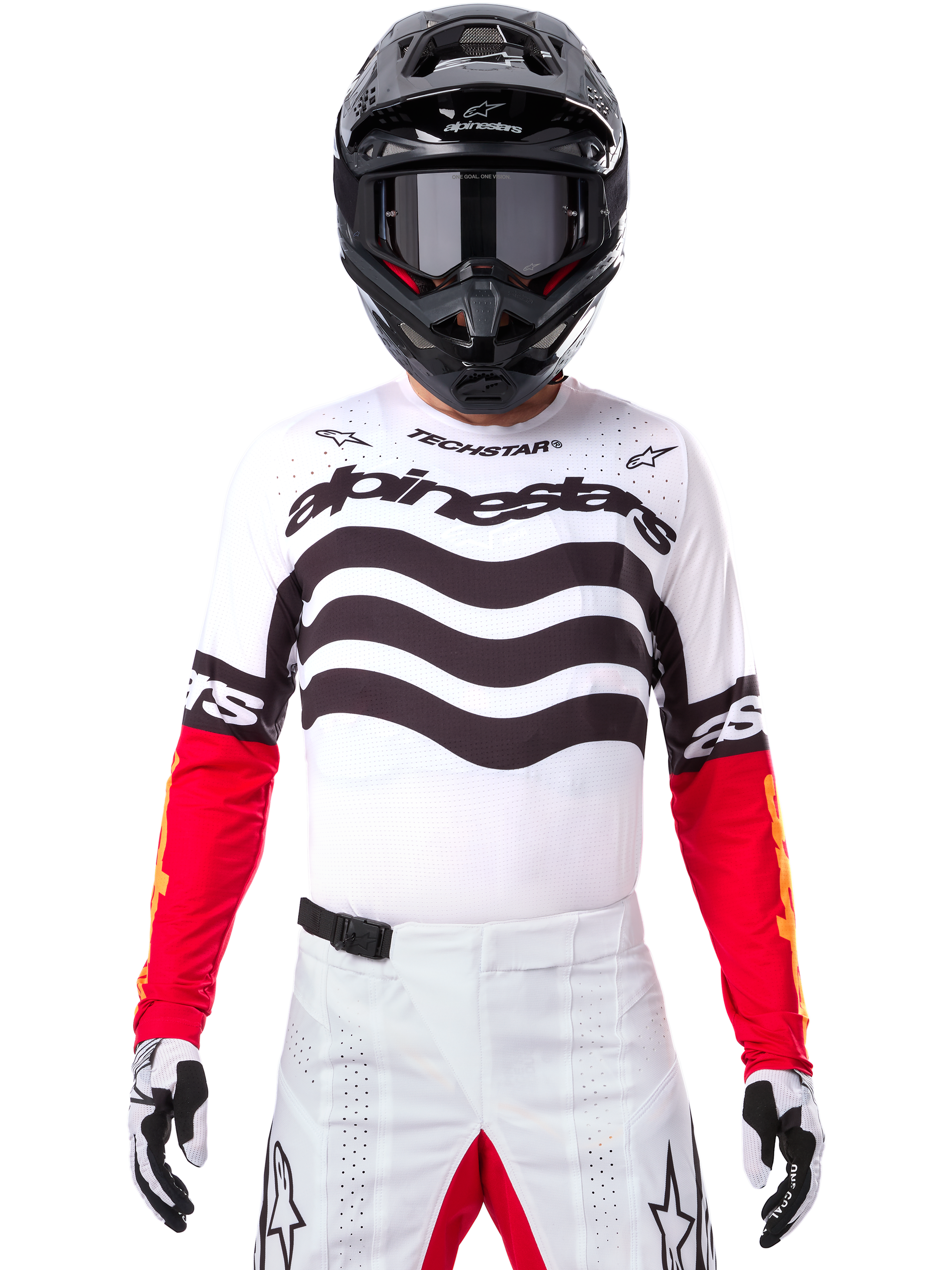 Limited Edition Techstar Deep - Black MX Jersey | Alpinestars®