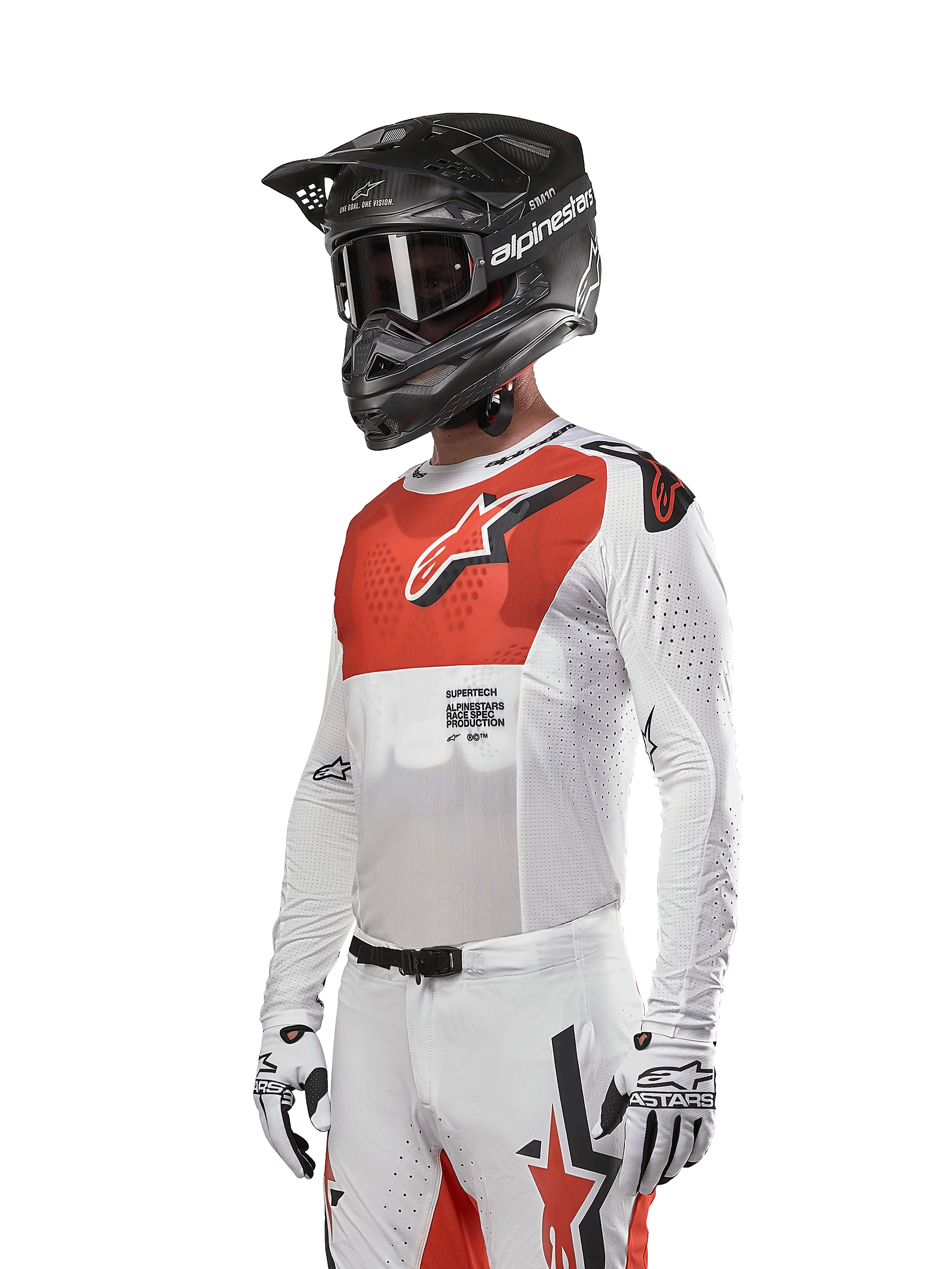 2024 Supertech Ward - White Hot Orange MX Jersey | Alpinestars® 2024 Supertech Ward - White Hot Orange MX Jersey | Alpinestars®