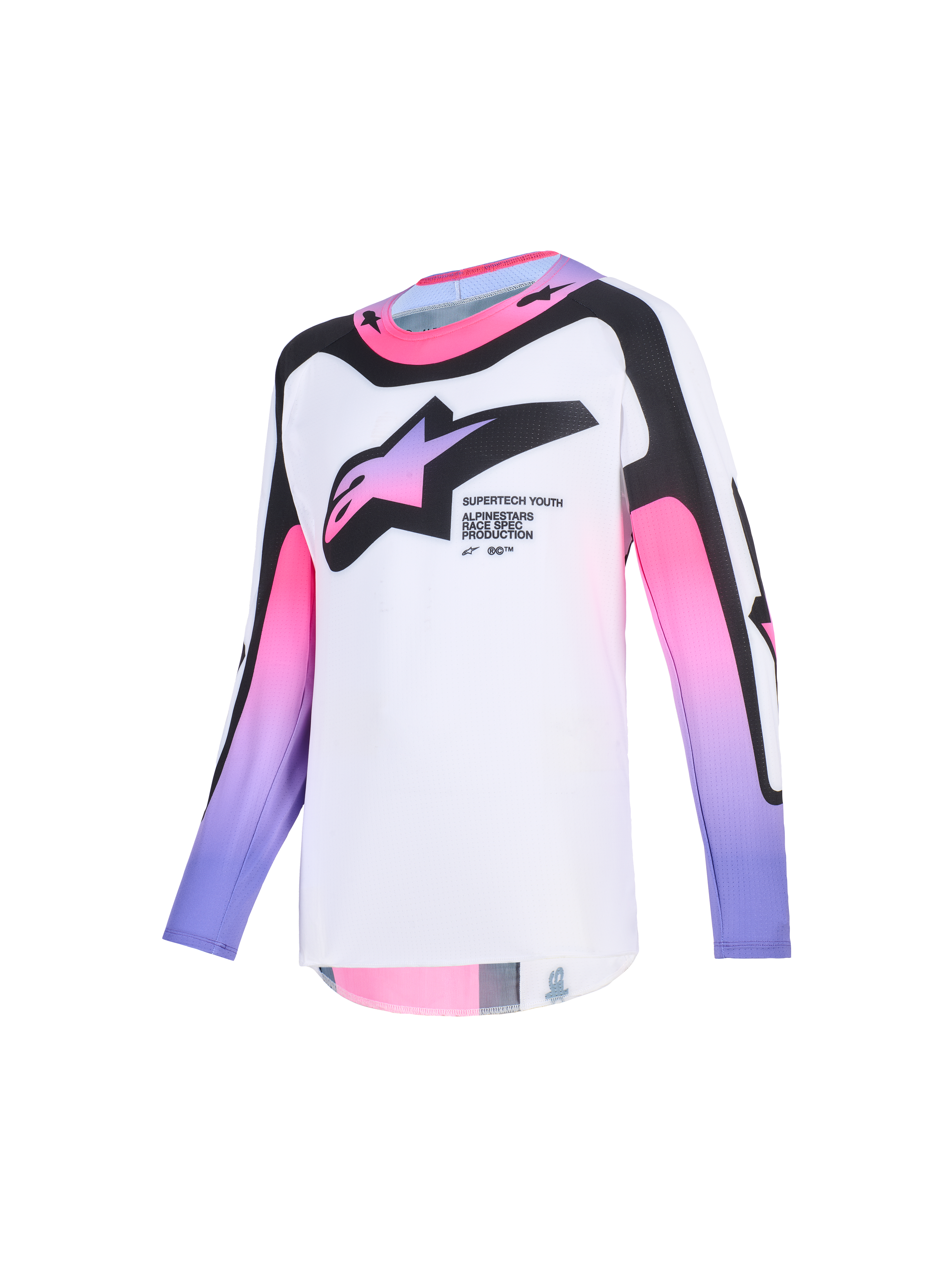 2026 Youth Supertech Vista - White MX Jersey | Alpinestars®