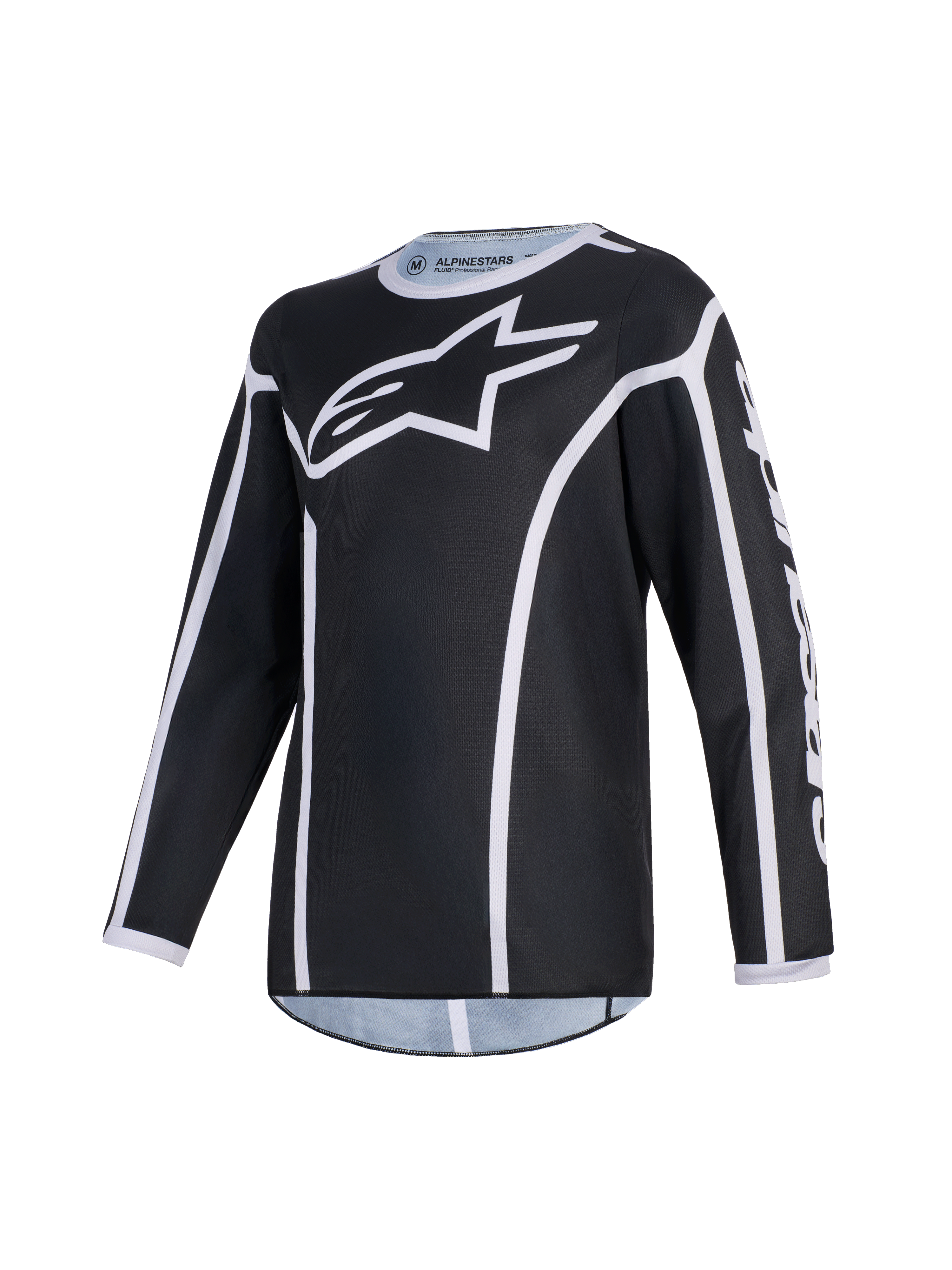 2026 Youth Fluid Apex - Black MX Jersey | Alpinestars®