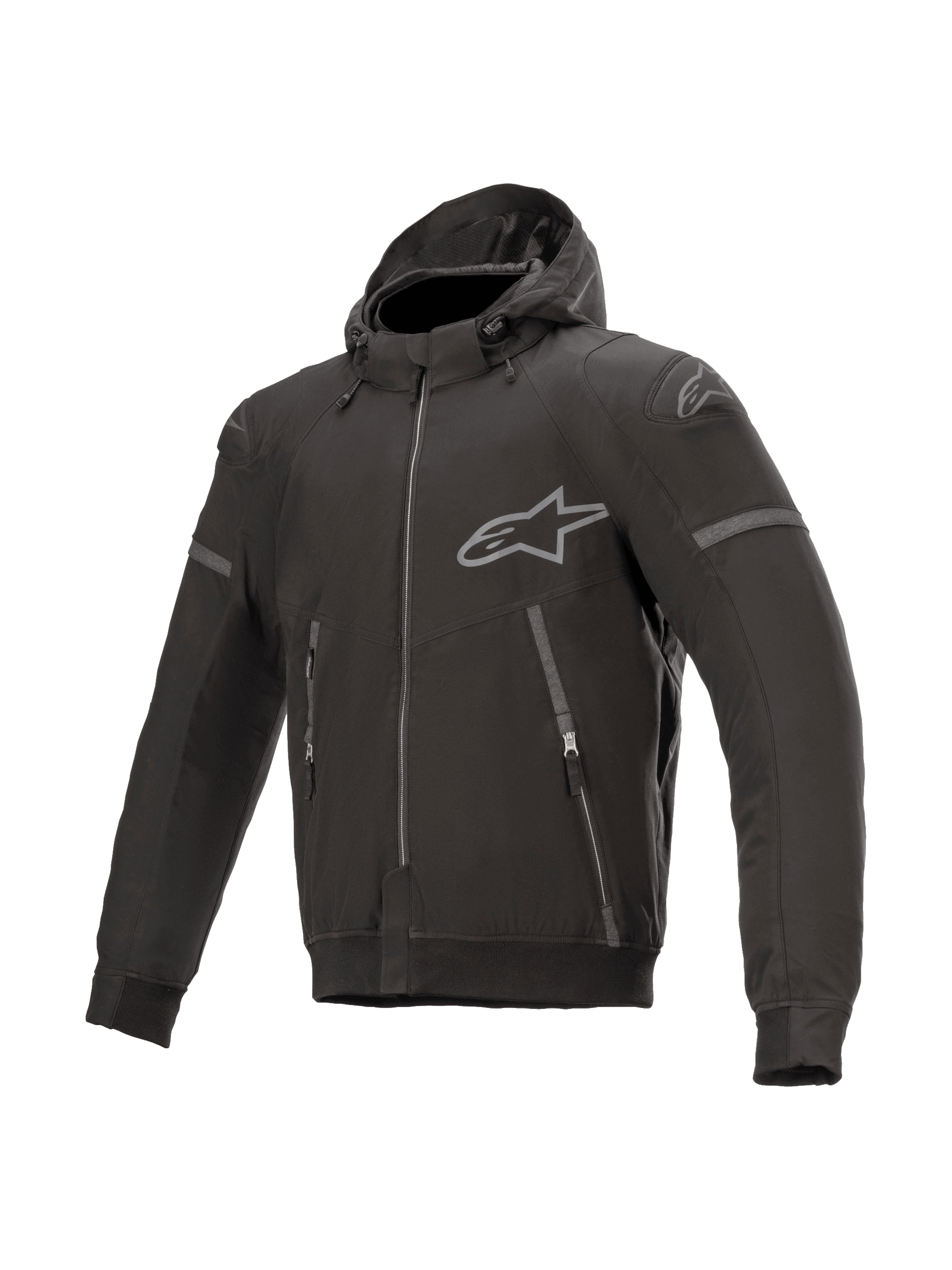 (マリ)alpinestars SEKTOR v2 TECH HOODIE Sektor Tech V2 - Black Motorcycle Jacket | Alpinestars®