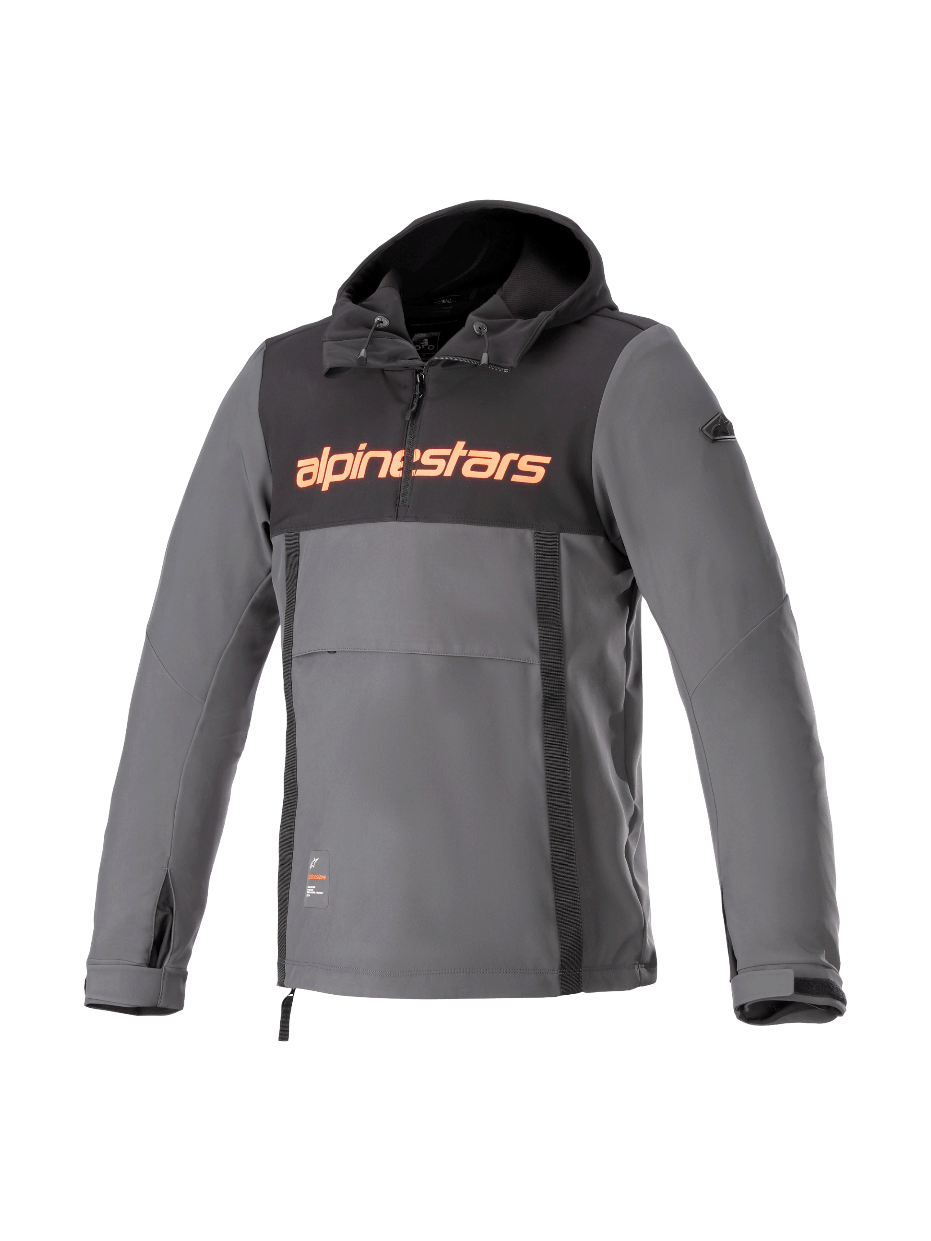 Sherpa Hoodie - Gray Motorcycle Jacket | Alpinestars®