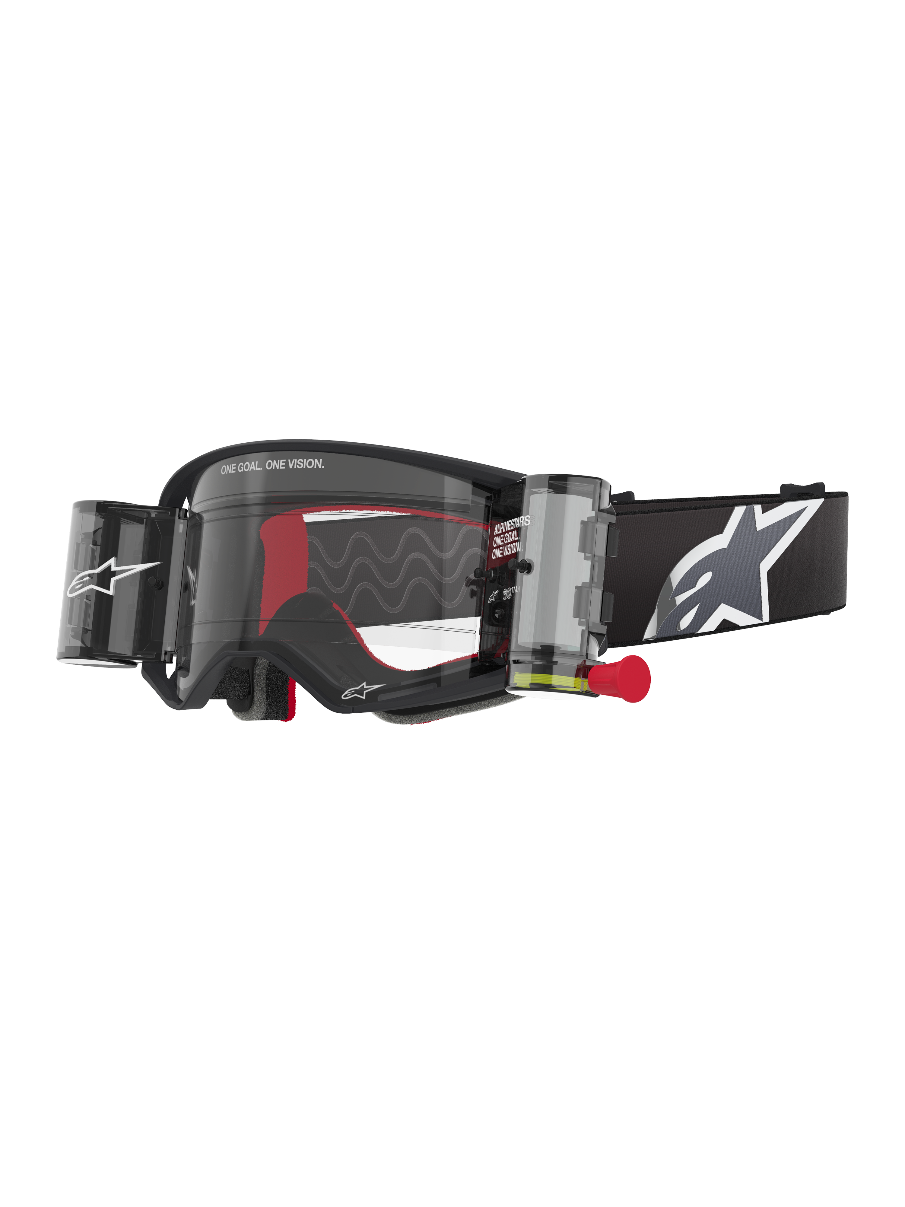 goggle roll offs One Size / Black Grey Clear Roll Off