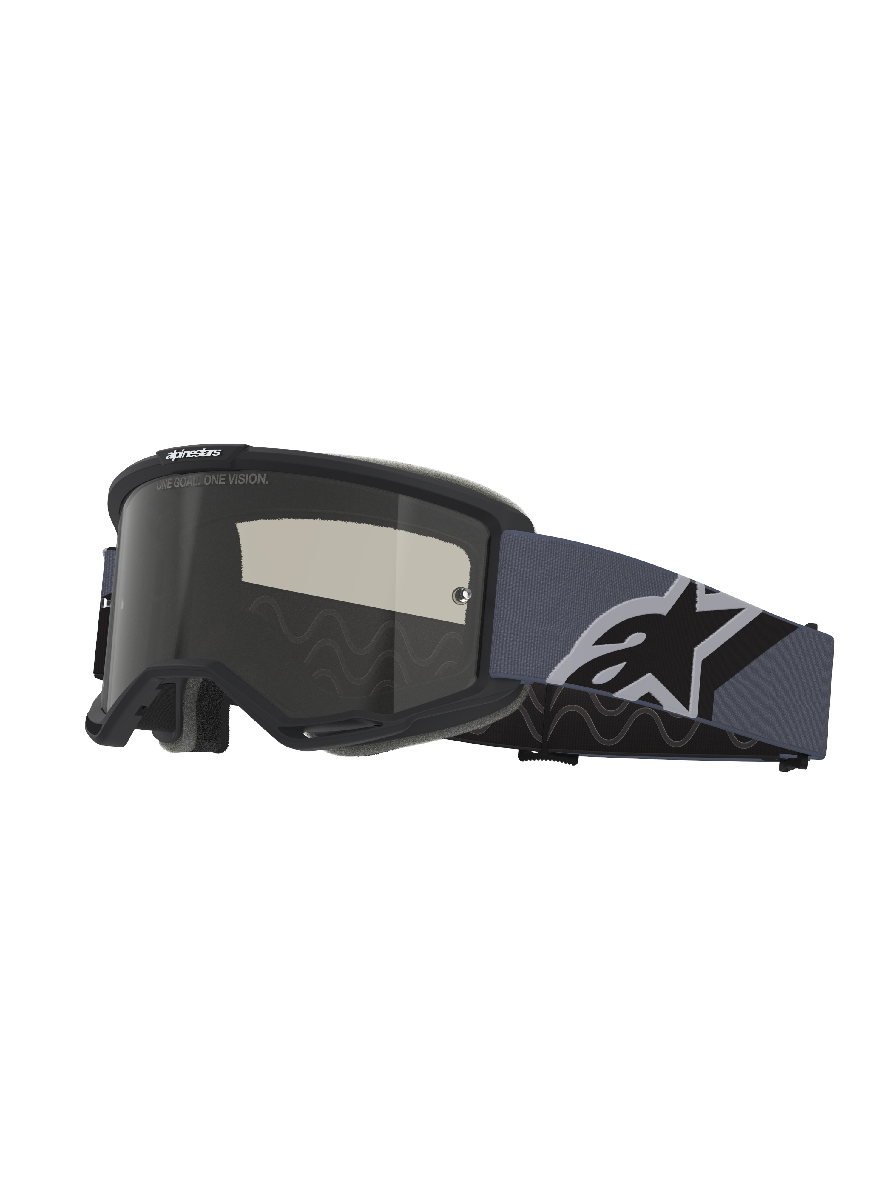 One Size / Black Gray Dark Smoke