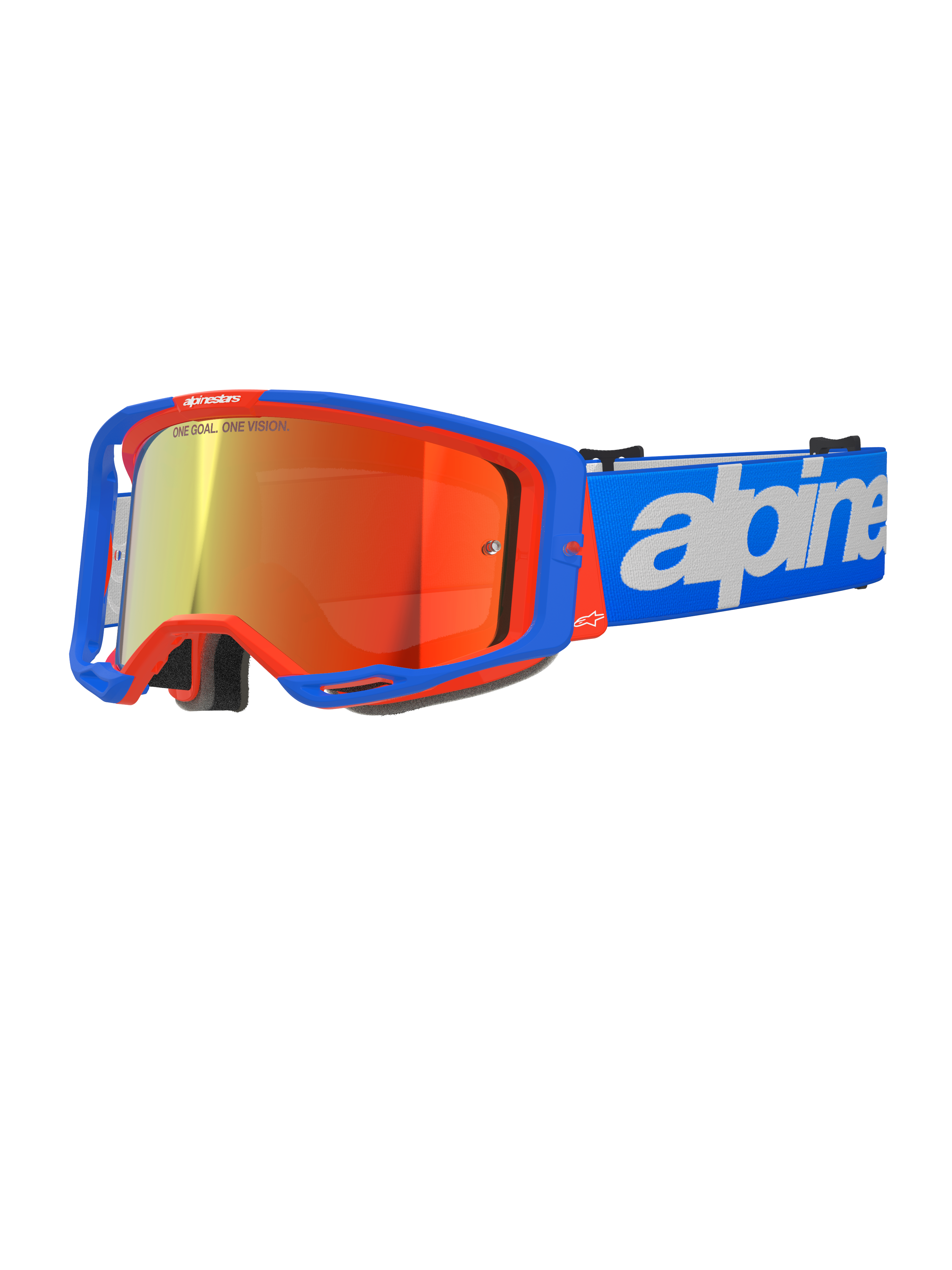 Vision 8 Wordmark - Blue MX Goggles | Alpinestars®