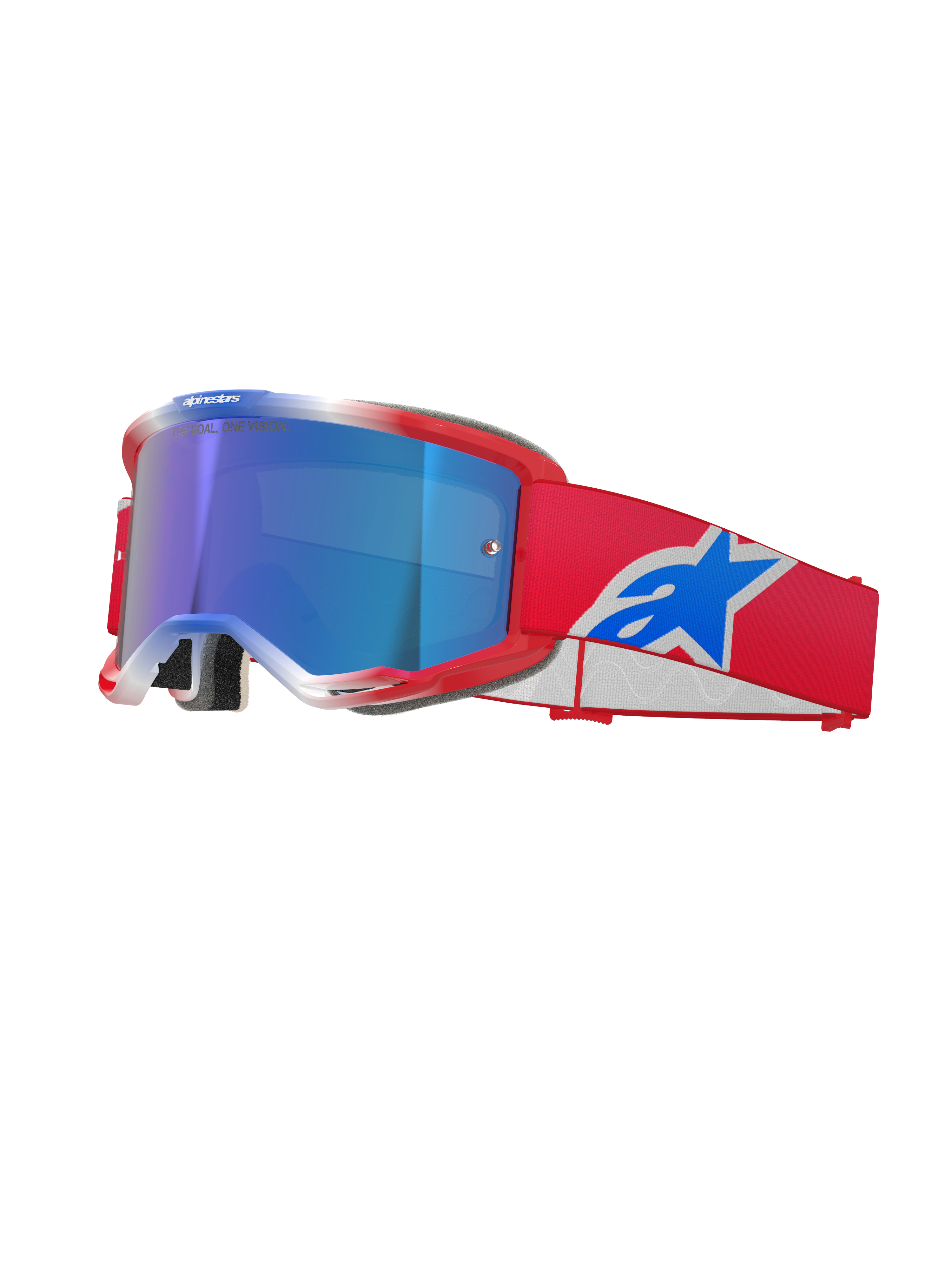 Vision 5 Corp - Red MX Goggles | Alpinestars®