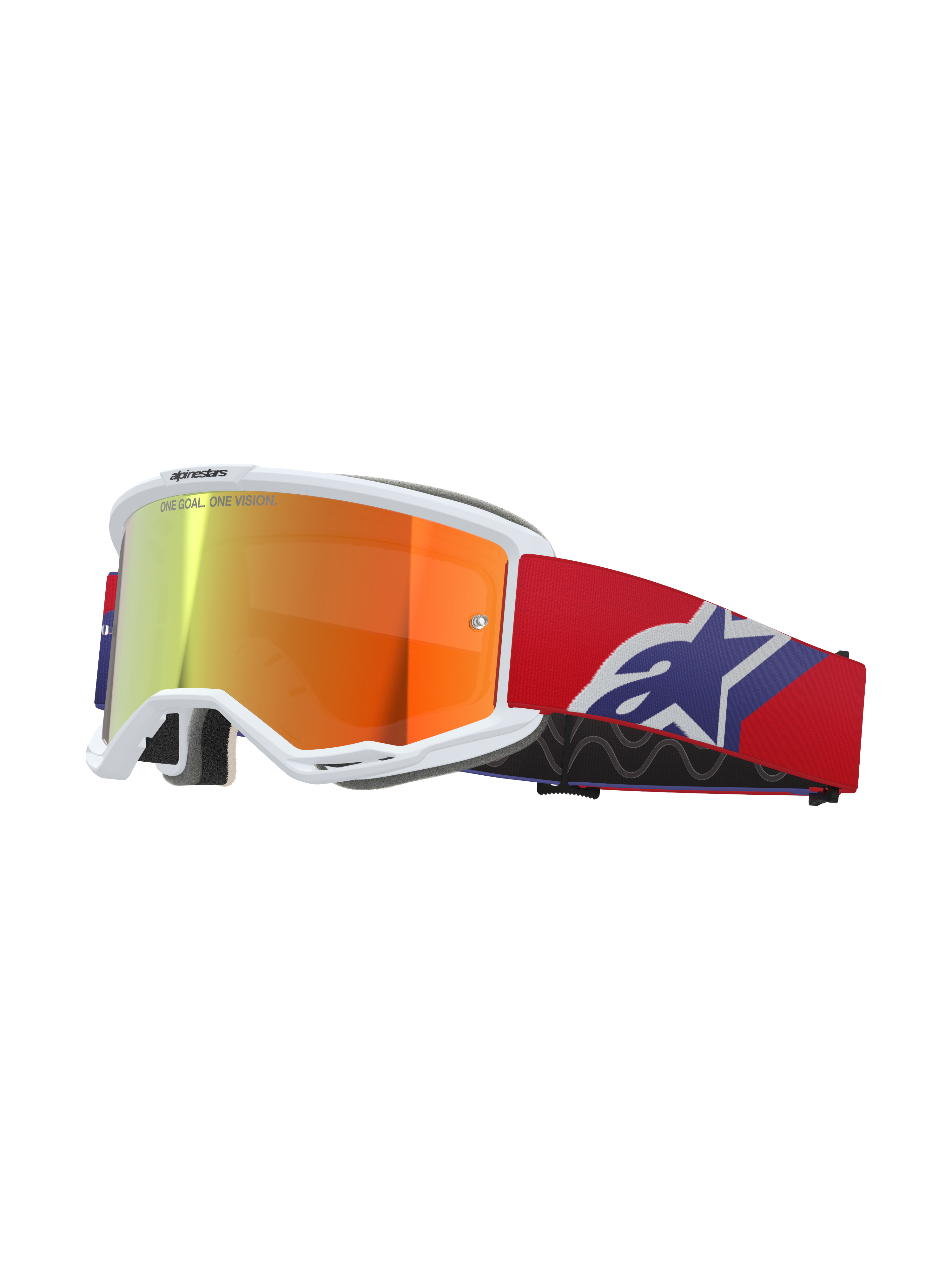 Vision 5 Corp - Red MX Goggles | Alpinestars®