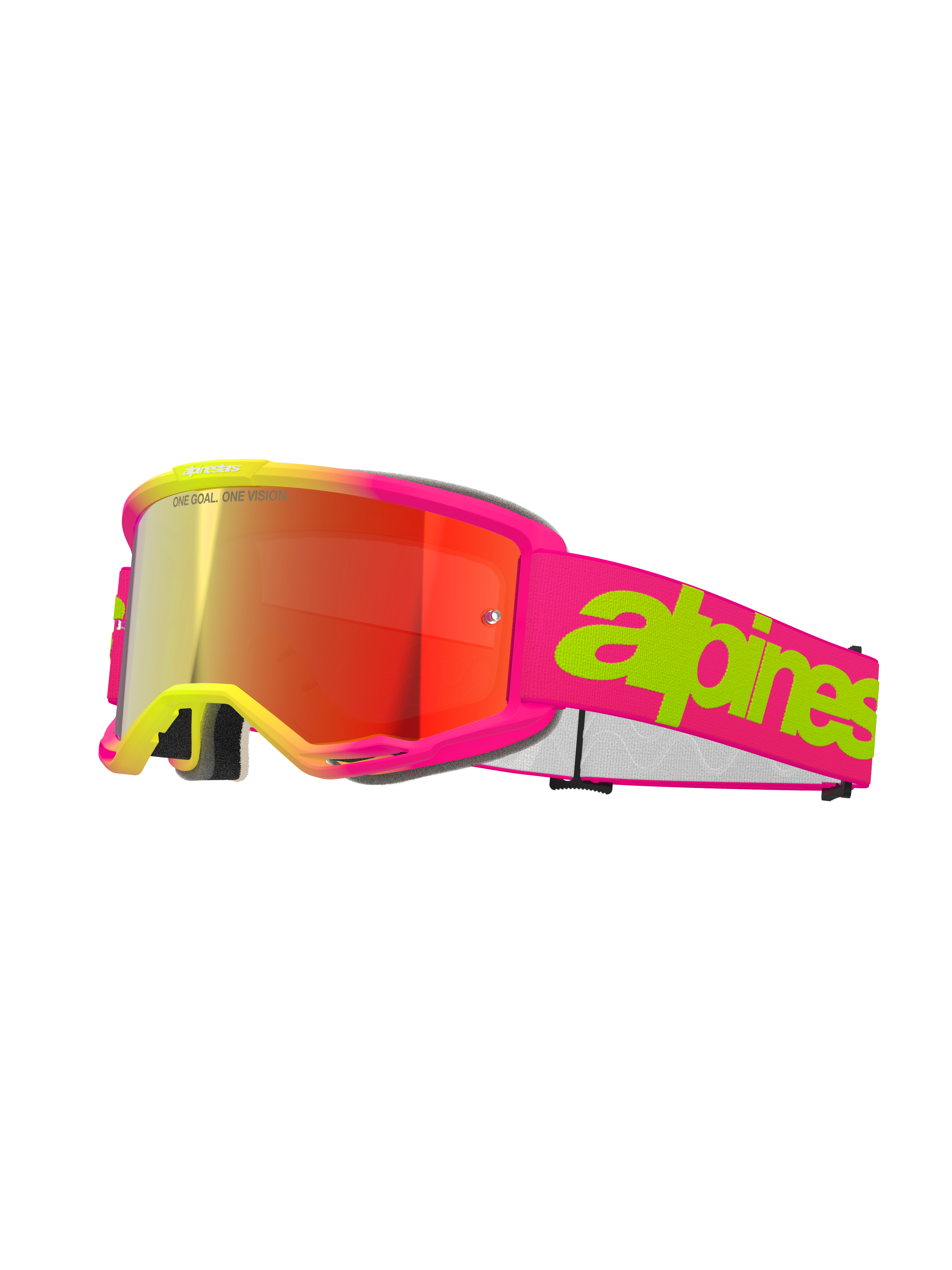 Vision 5 Wordmark - Pink MX Goggles | Alpinestars®