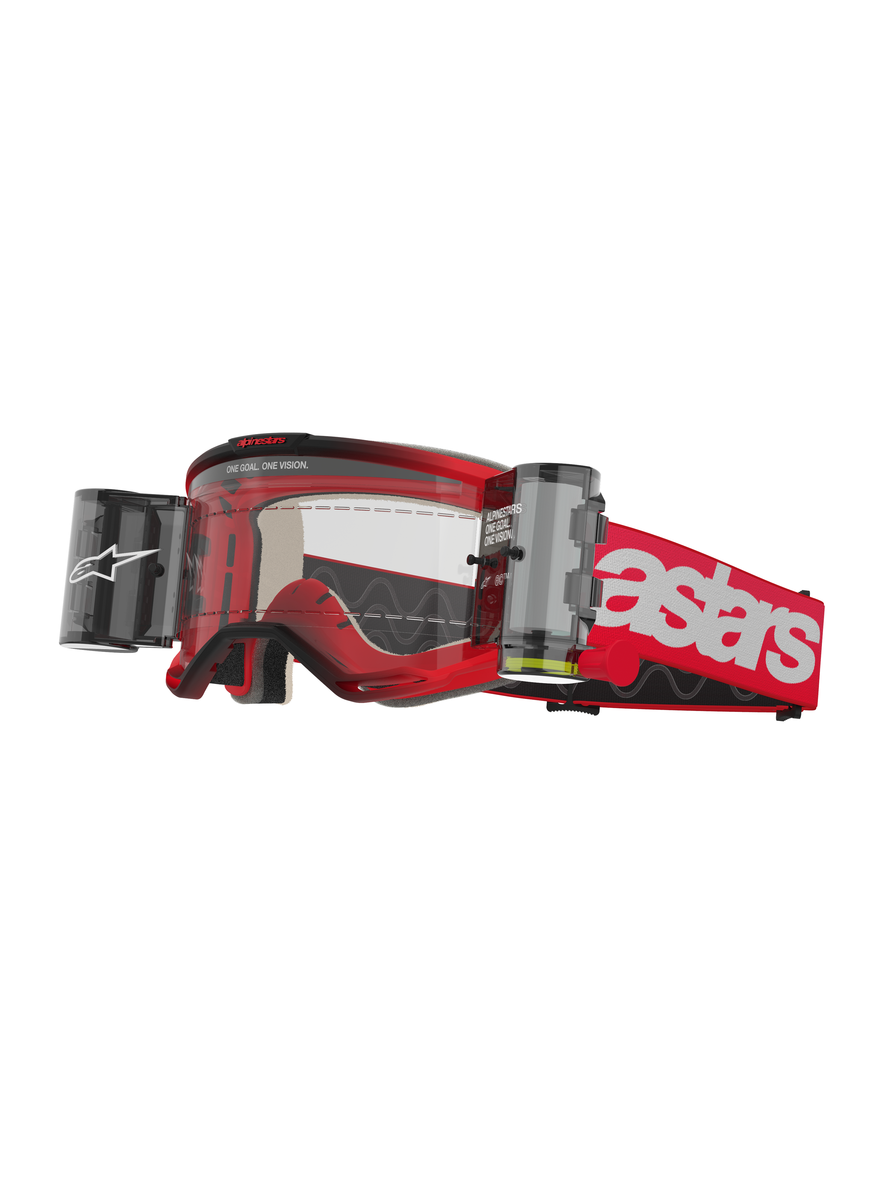 One Size / Red Clear Roll Off