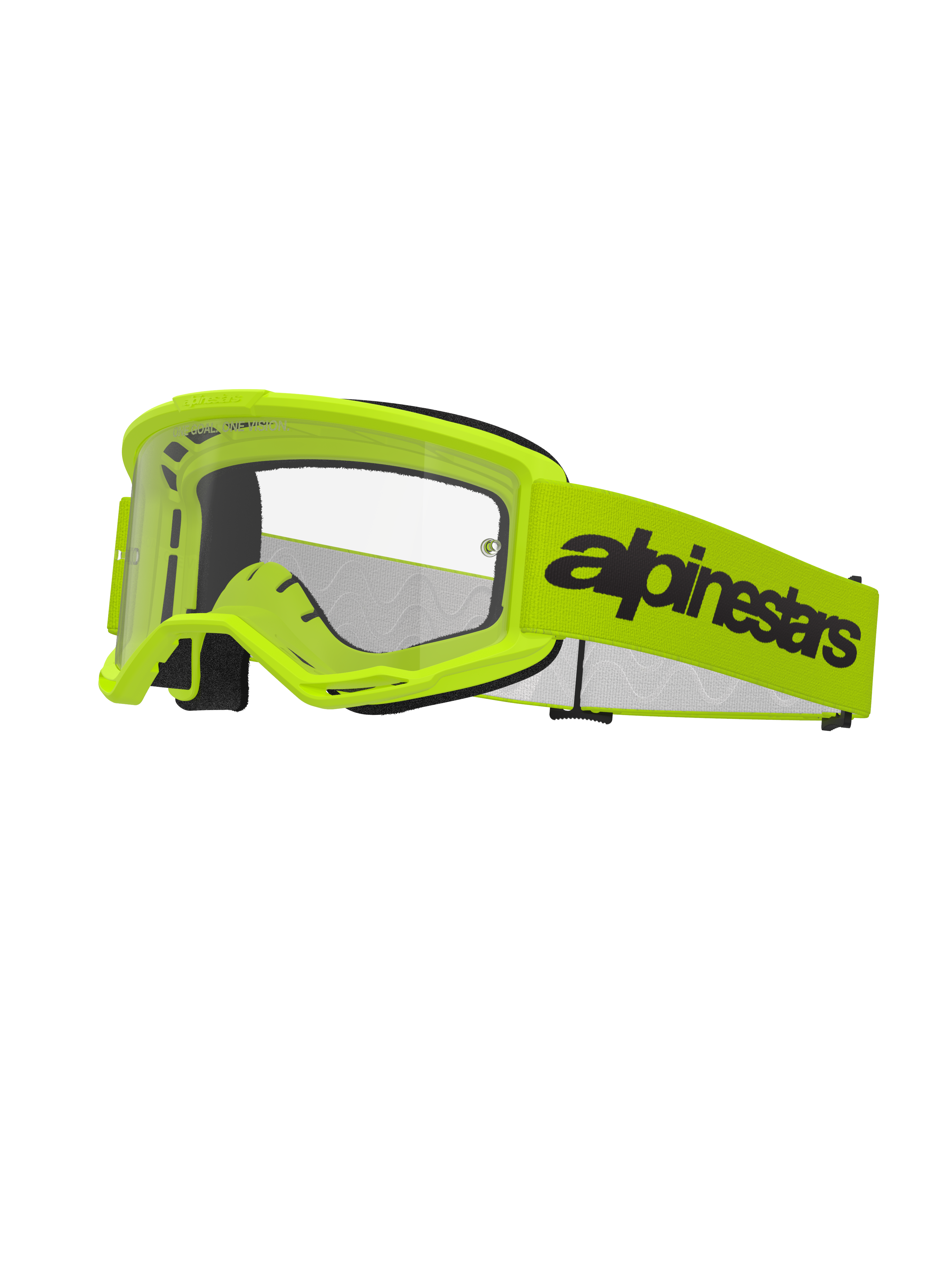 goalkeeper goggles Vision 3 Wordmark - Yellow MX Goggles