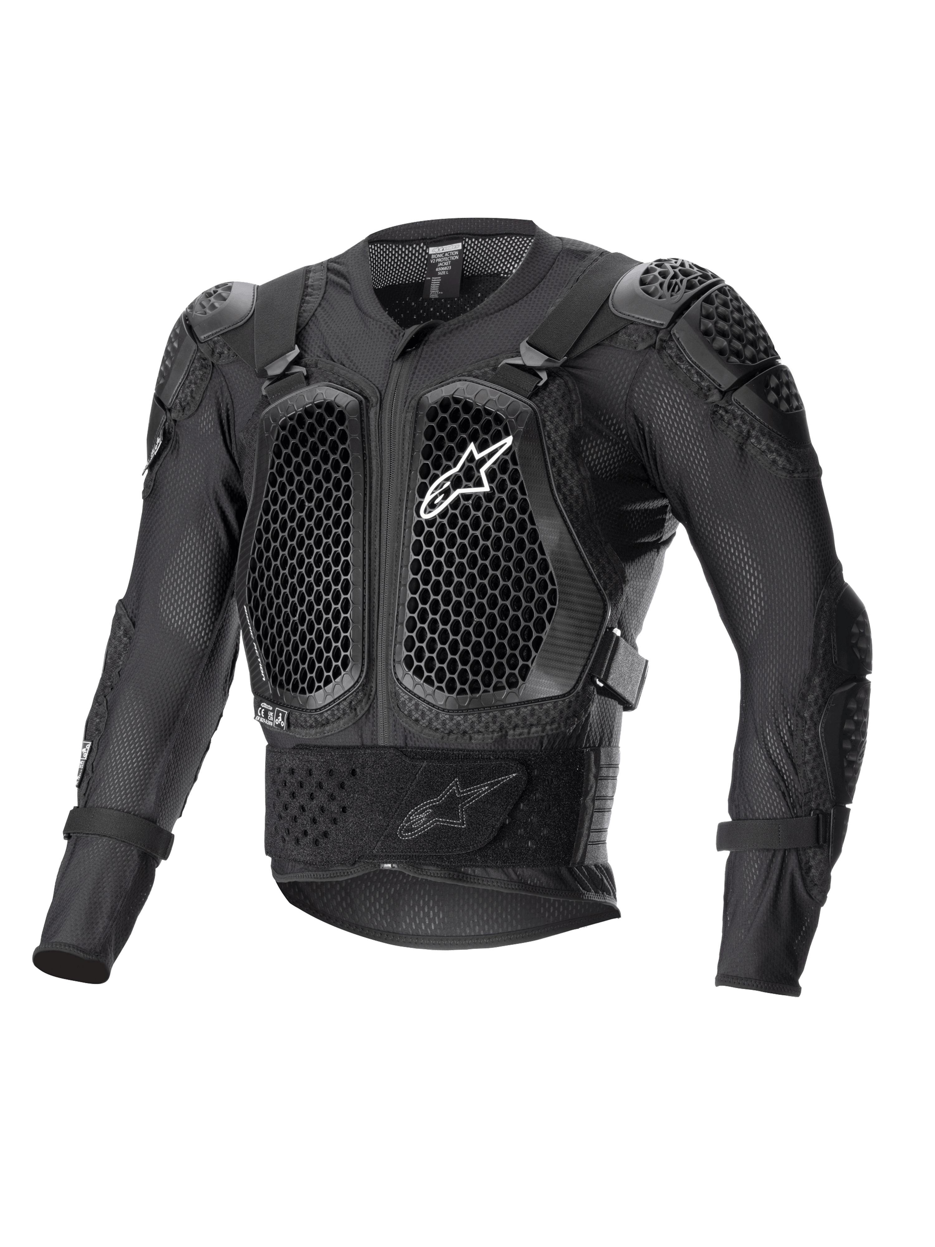Bionic Action V2 - Black MX Protection Jacket | Alpinestars®