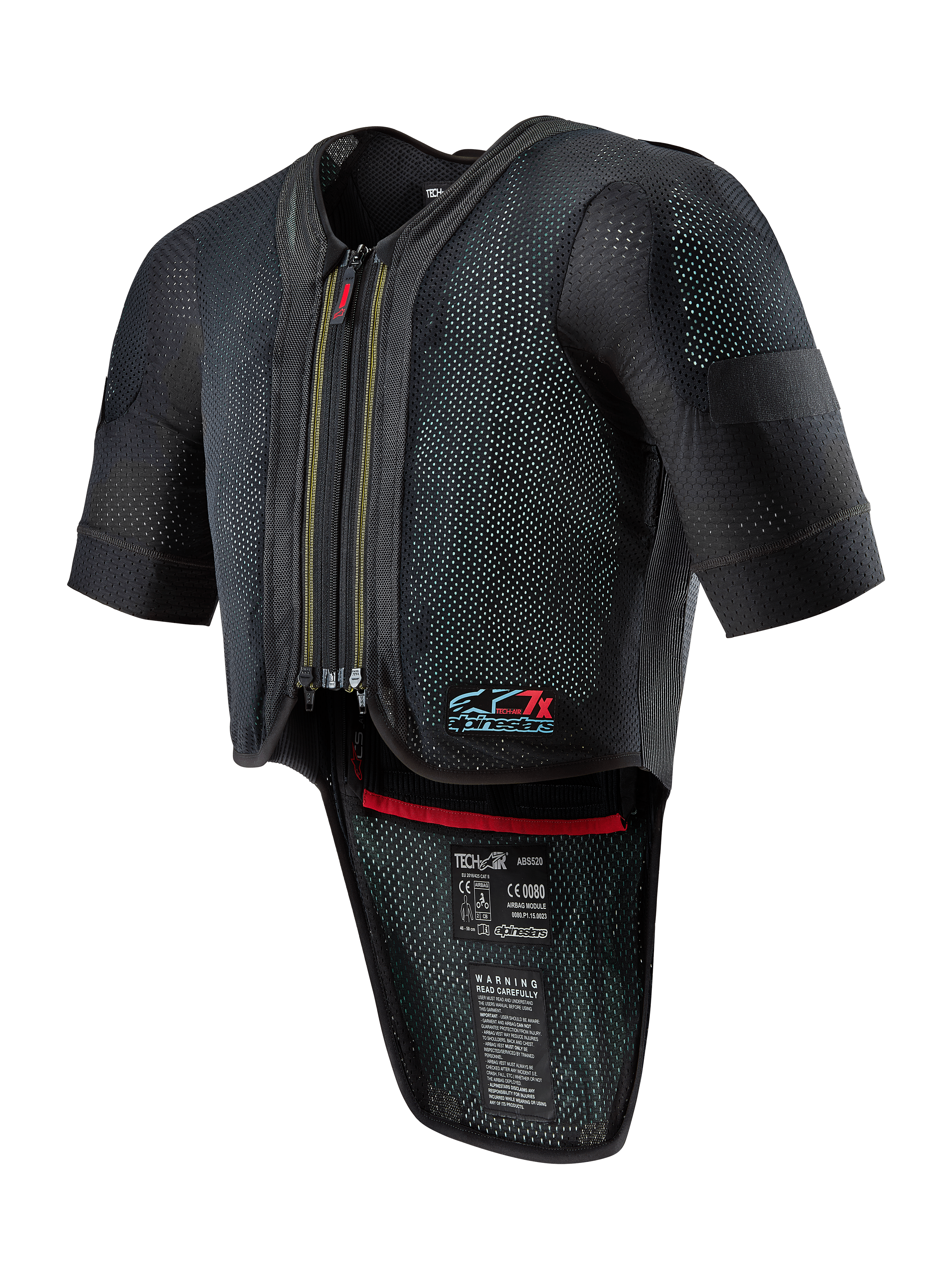 Tech-Air® 7X System - Black Motorcycle Tech-Air Airbag | Alpinestars®