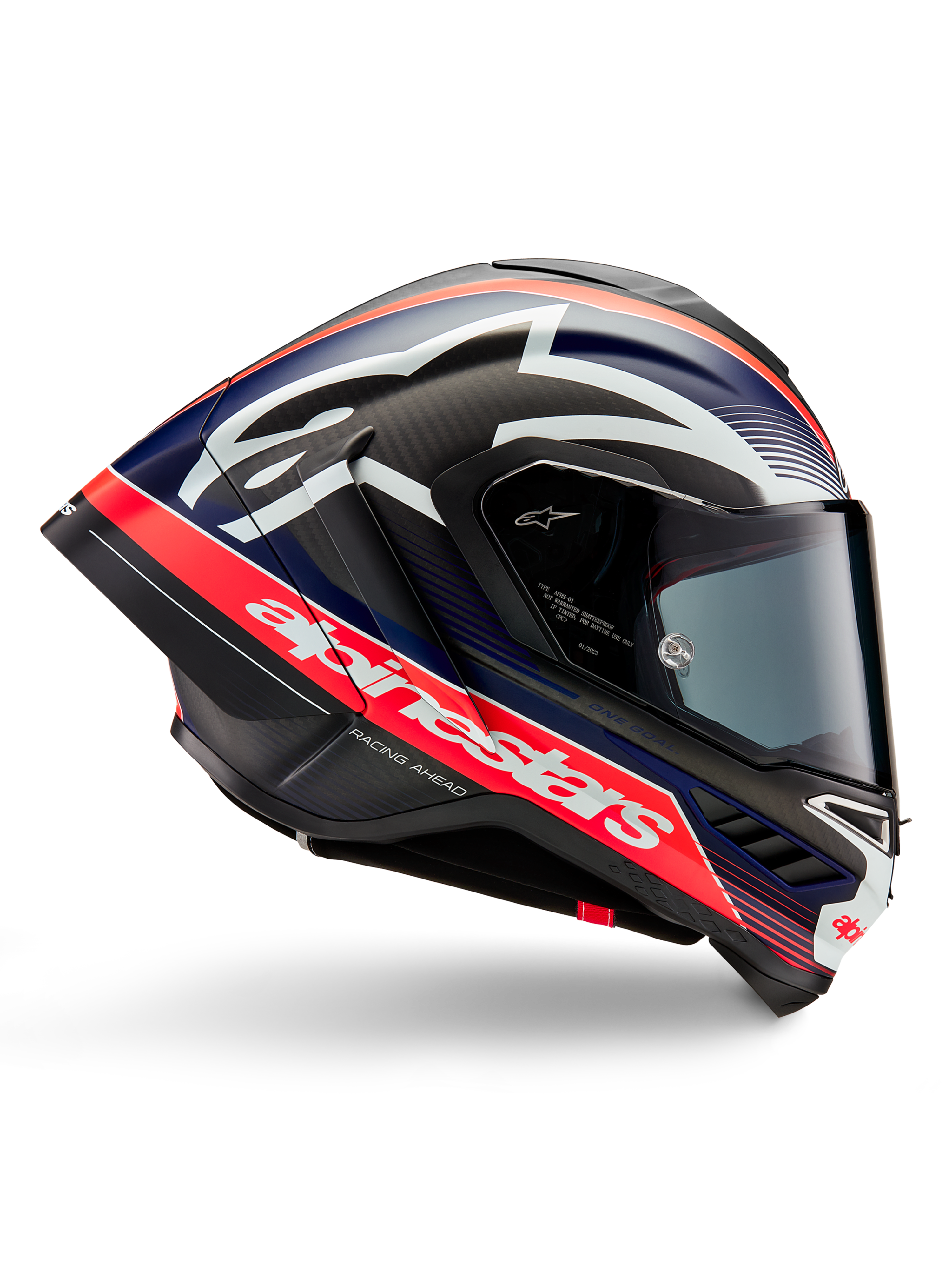 XS / Black Carb Red Fluo D Blu Matt