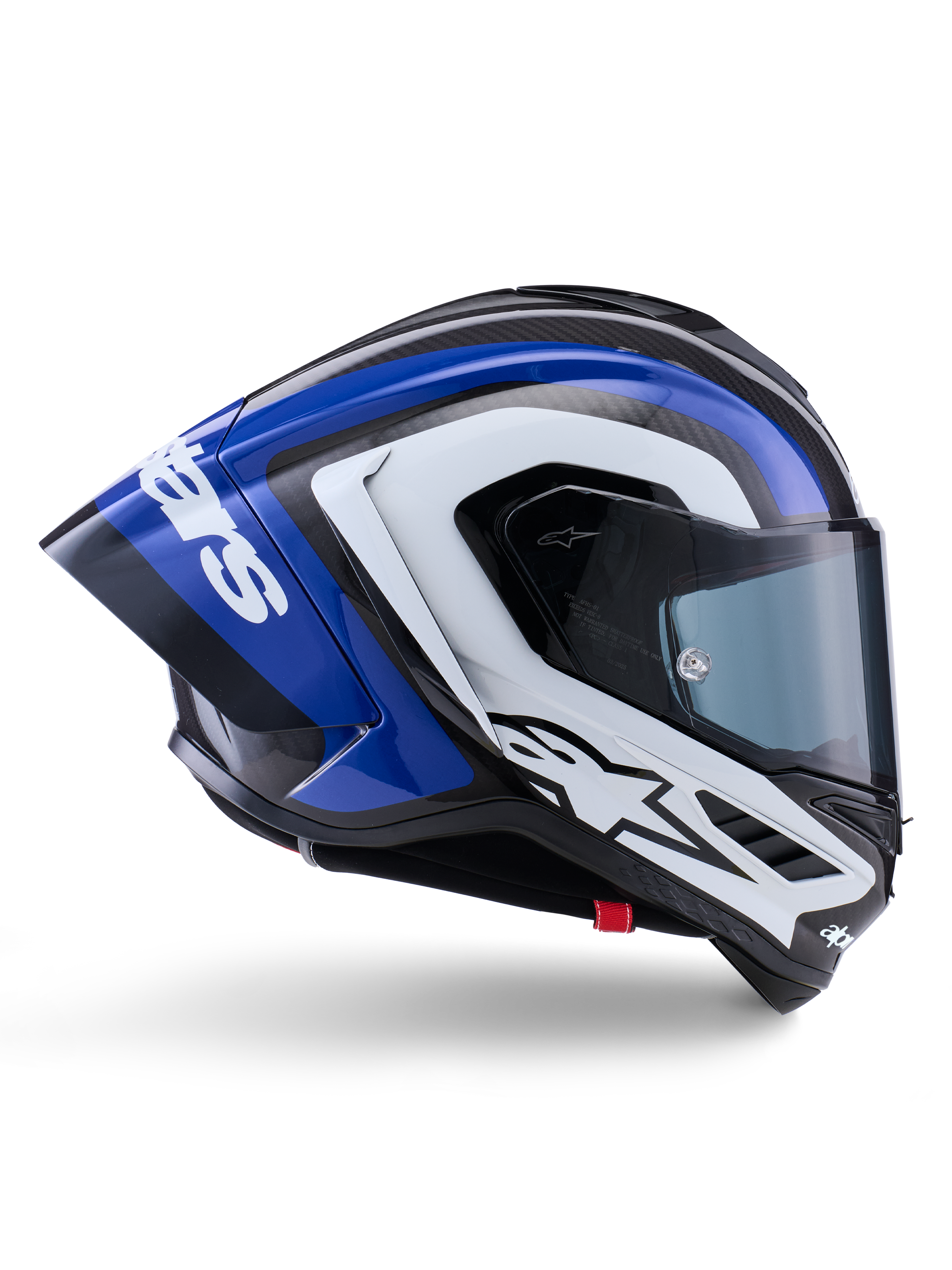 blue and white shoei helmet Supertech R10 Arius - Blue Motorcycle Helmet
