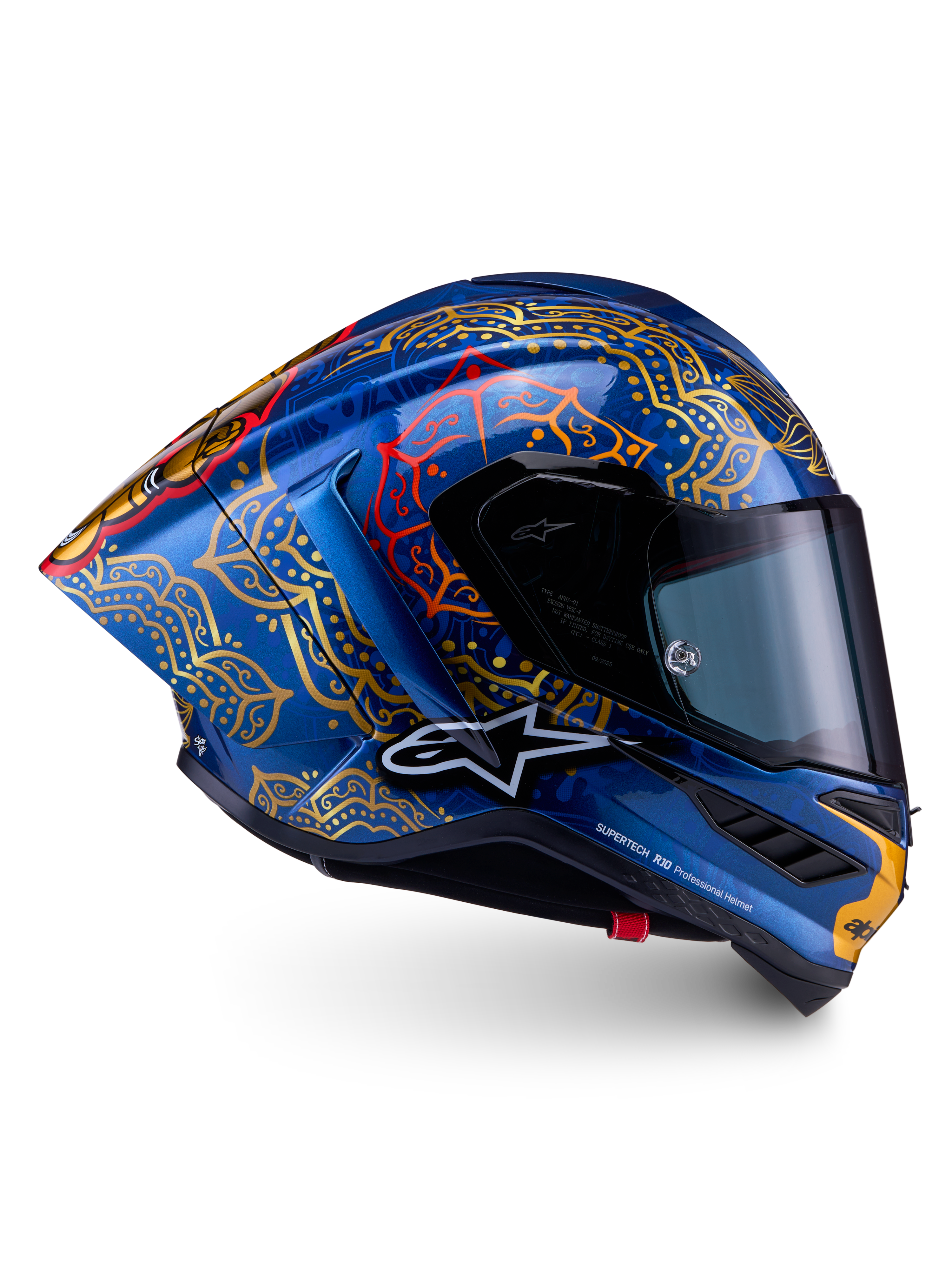 R10 Martinator Thai - Blue Motorcycle Helmet