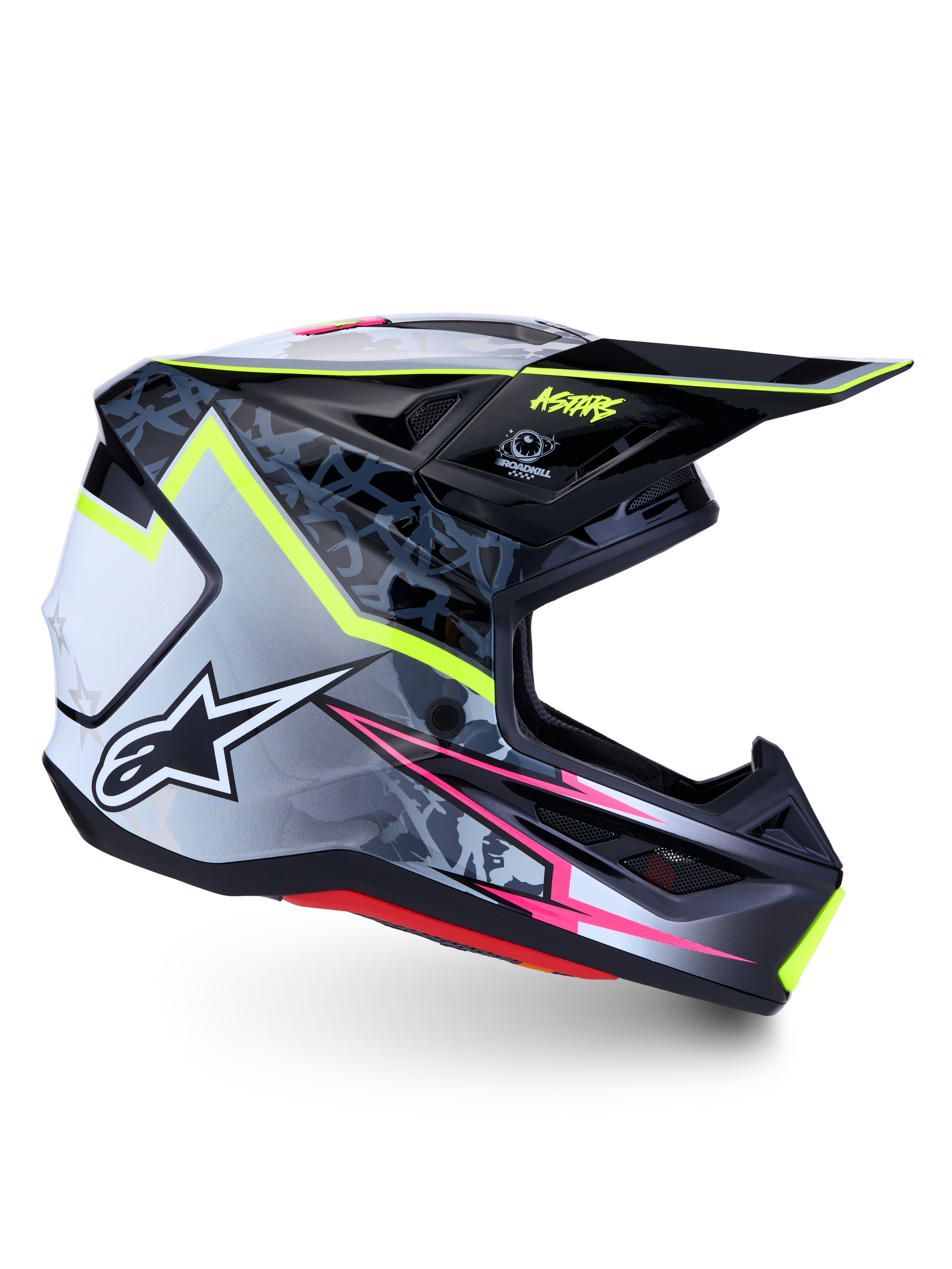 XS / Black Gray Wh Yellow Fluo Glsy