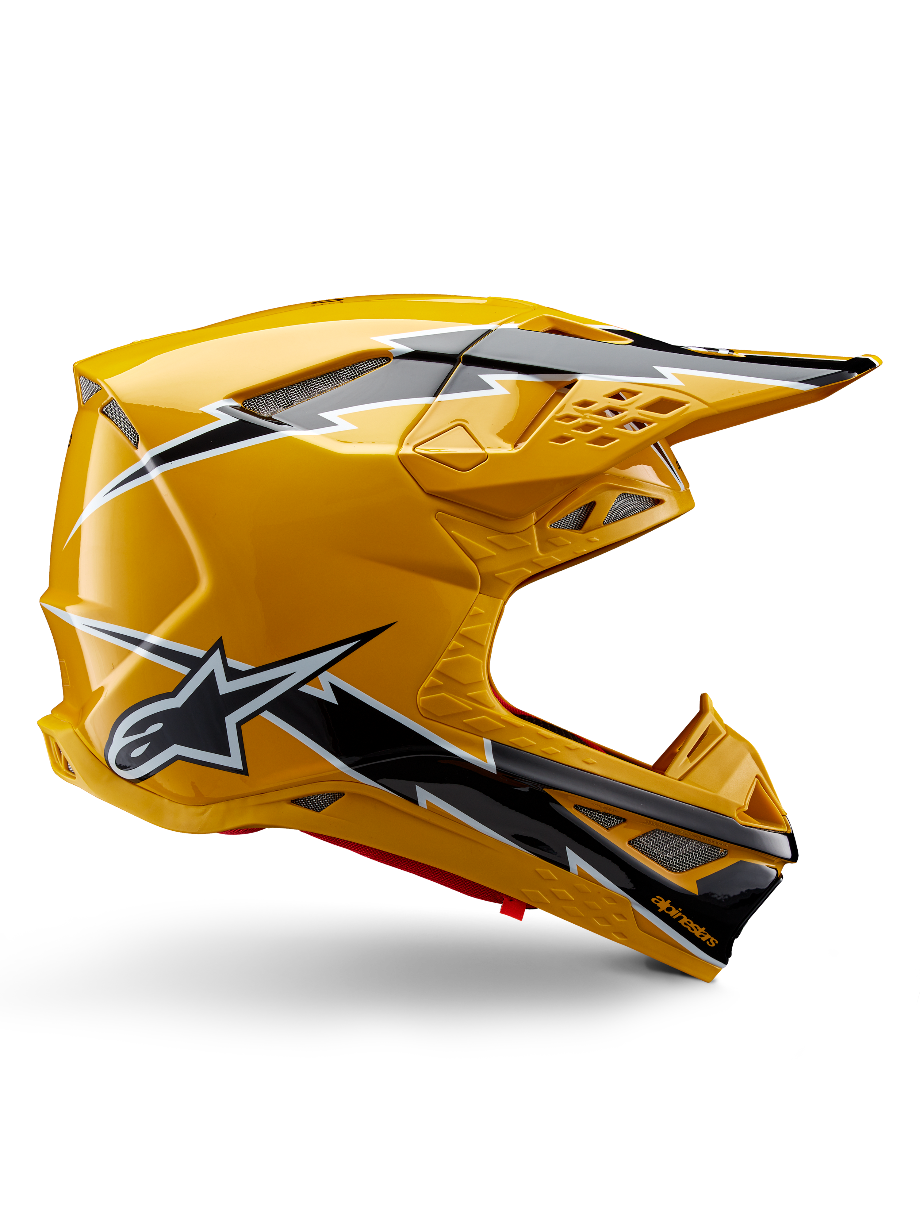 Supertech M10 Ampress - Black Yellow MX Helmet | Alpinestars®