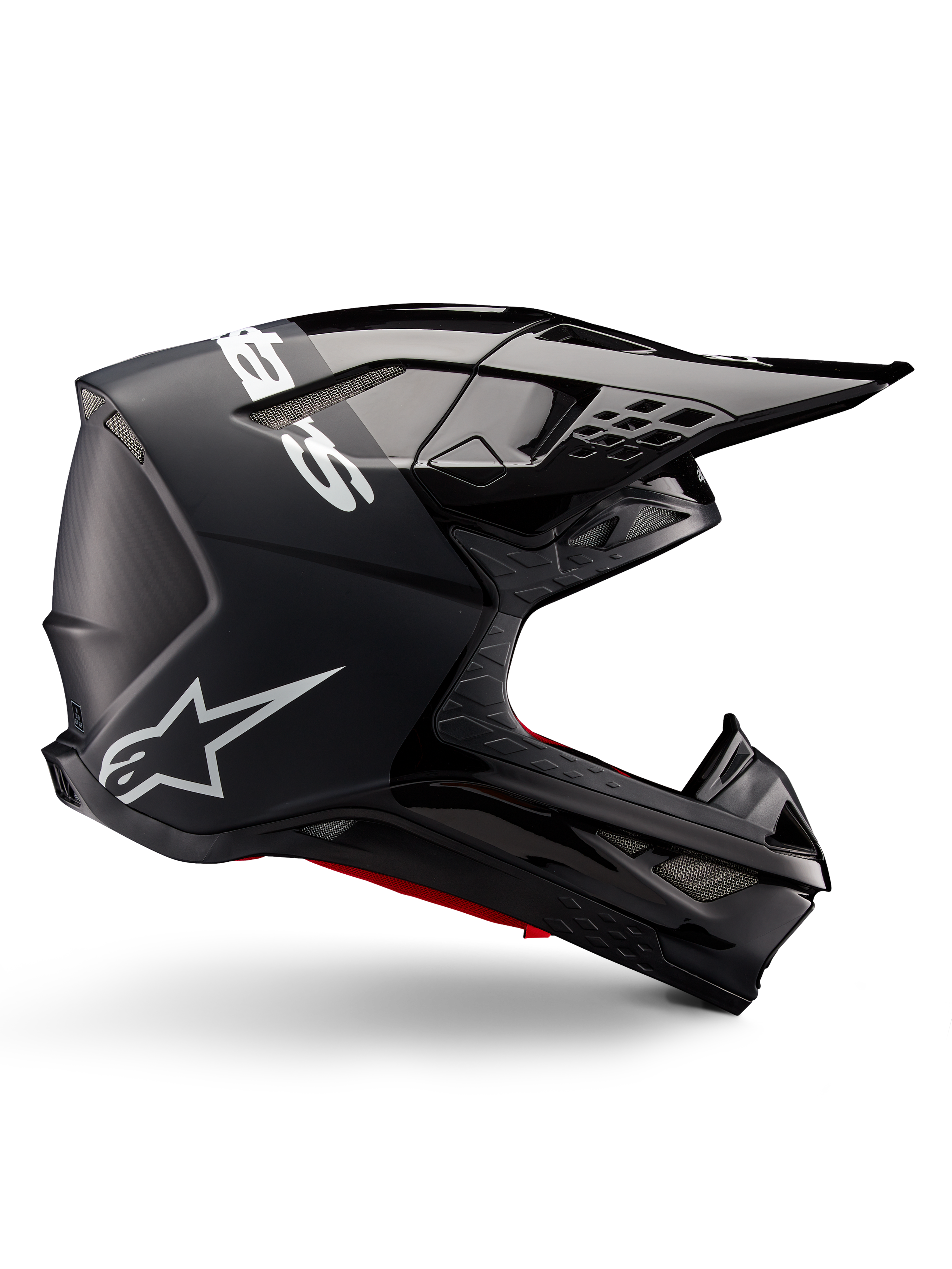 Supertech M10 Flood - Black MX Helmet | Alpinestars®