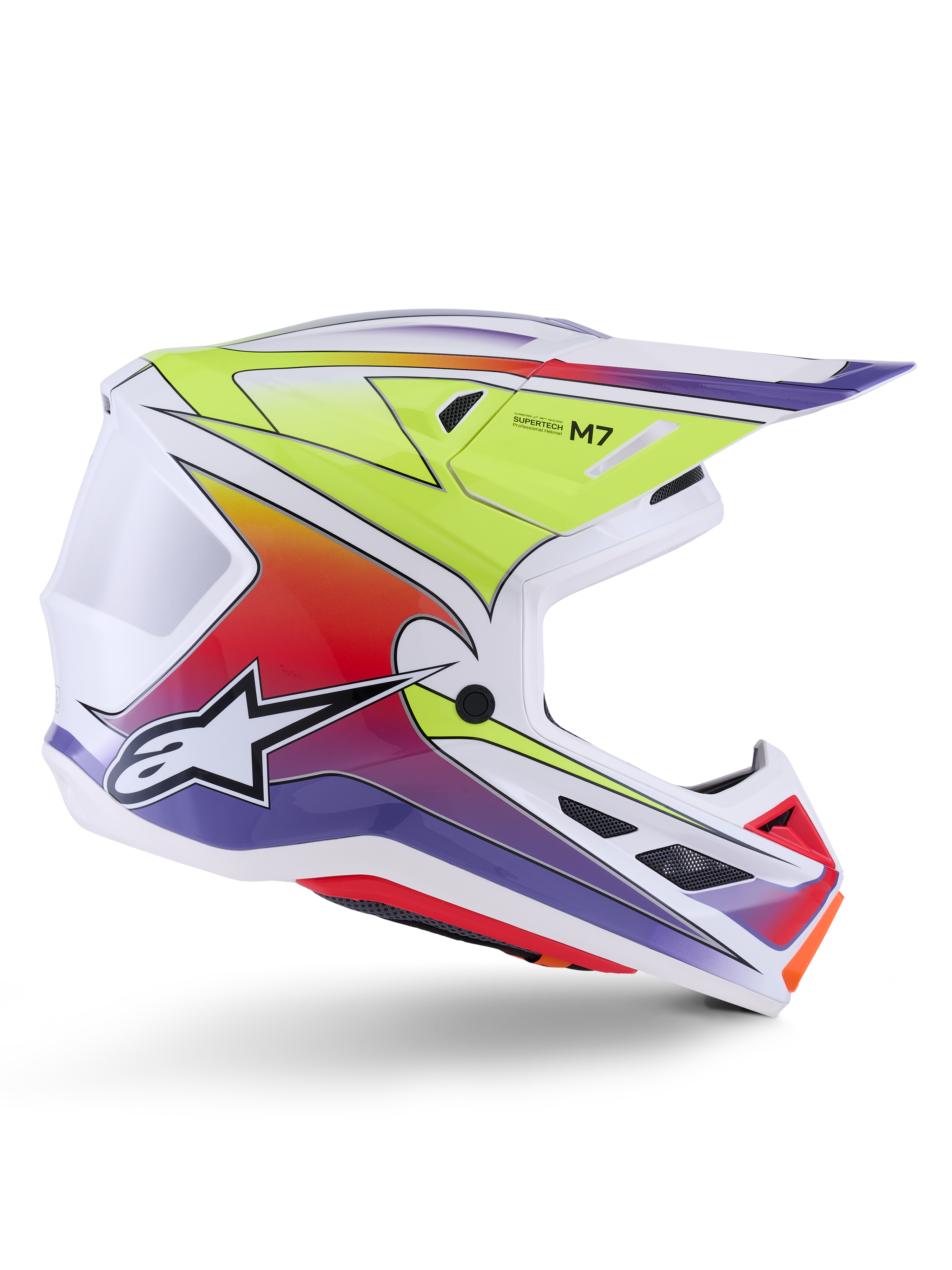 alpinestars motorcycle under helmet skull cap XS / Wh Yellow Fluo Purple Glossy