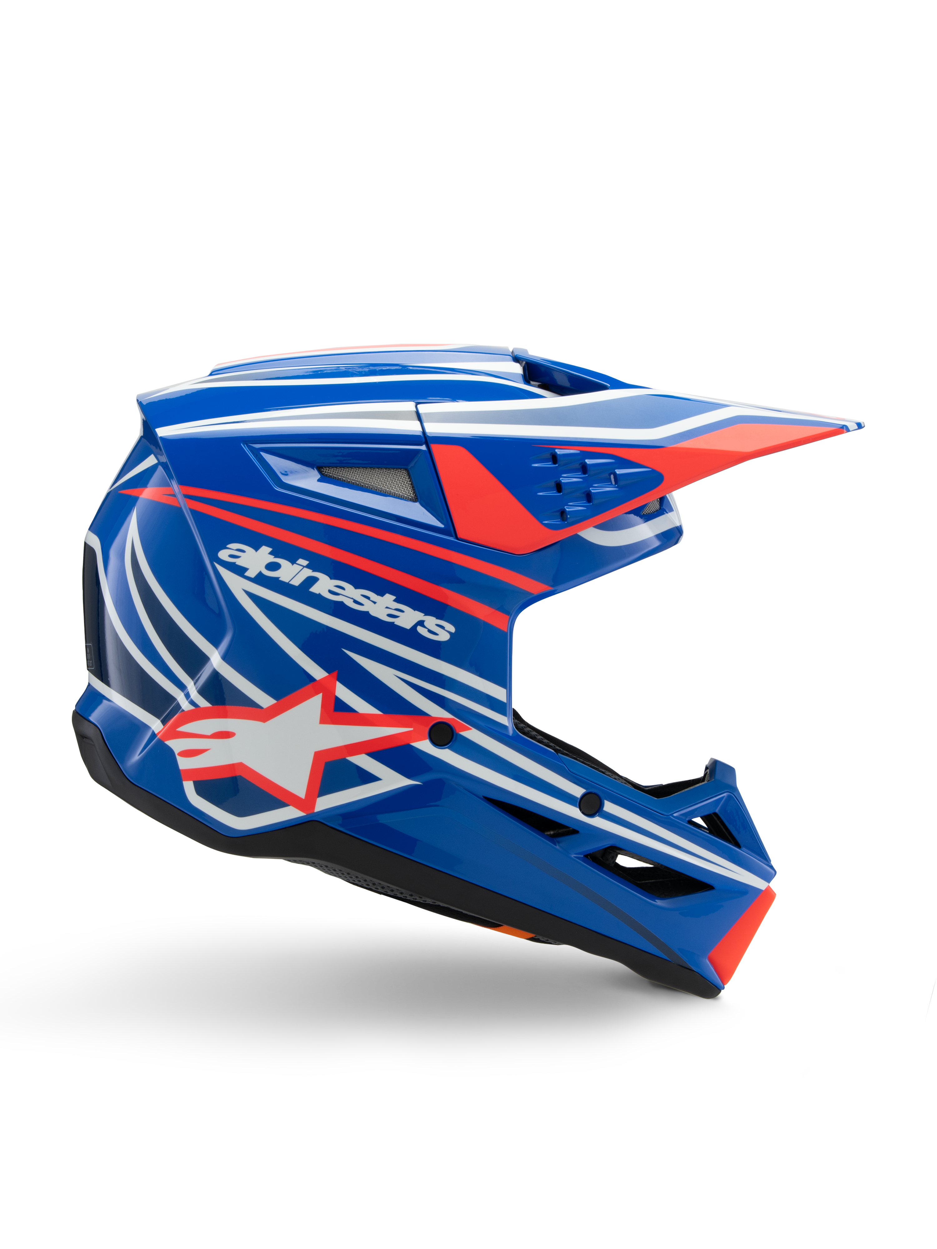 SM3 Youth Wurx - Blue MX Helmet | Alpinestars®