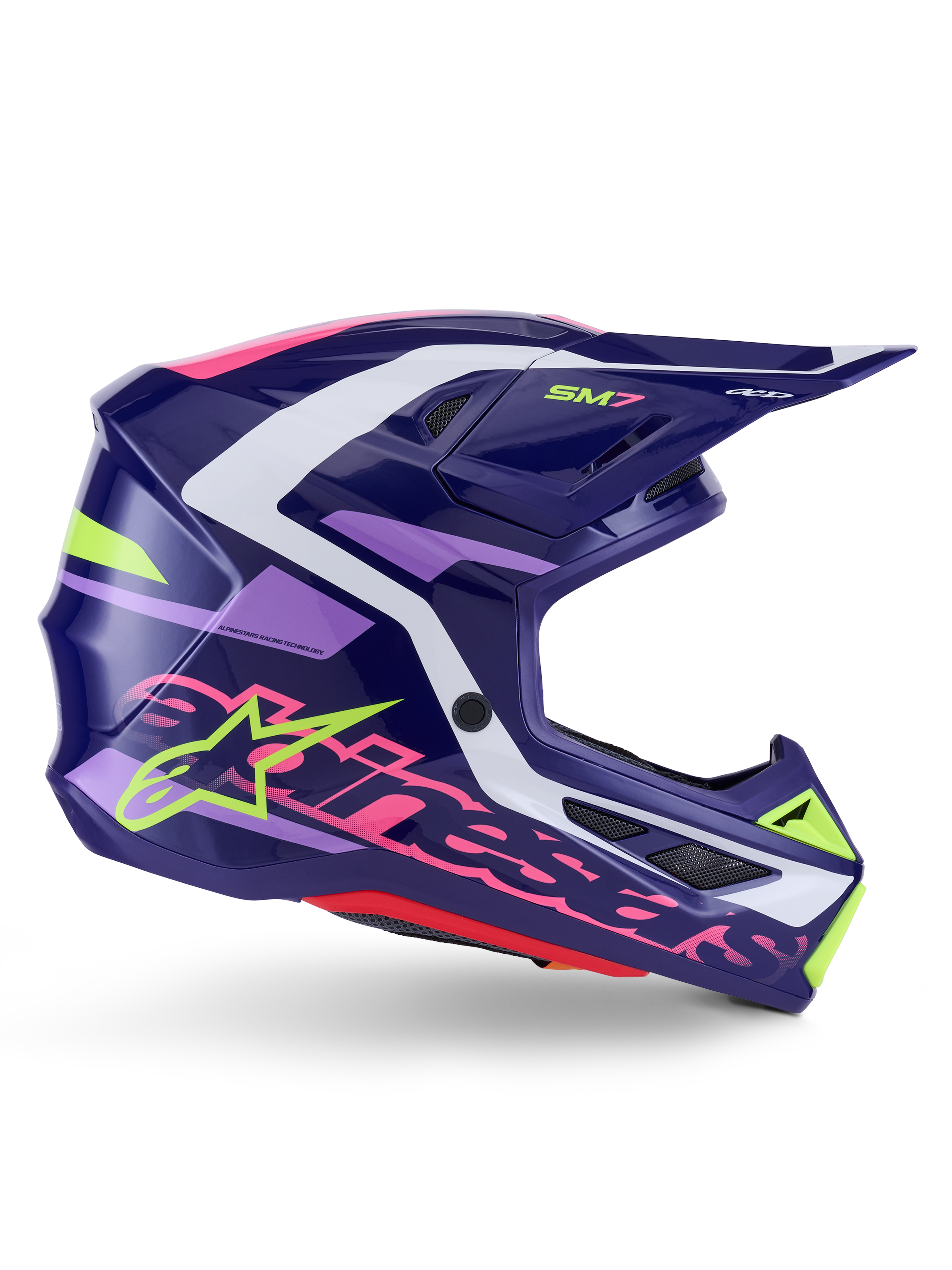 S-M7 Deed - Purple MX Helmet | Alpinestars®