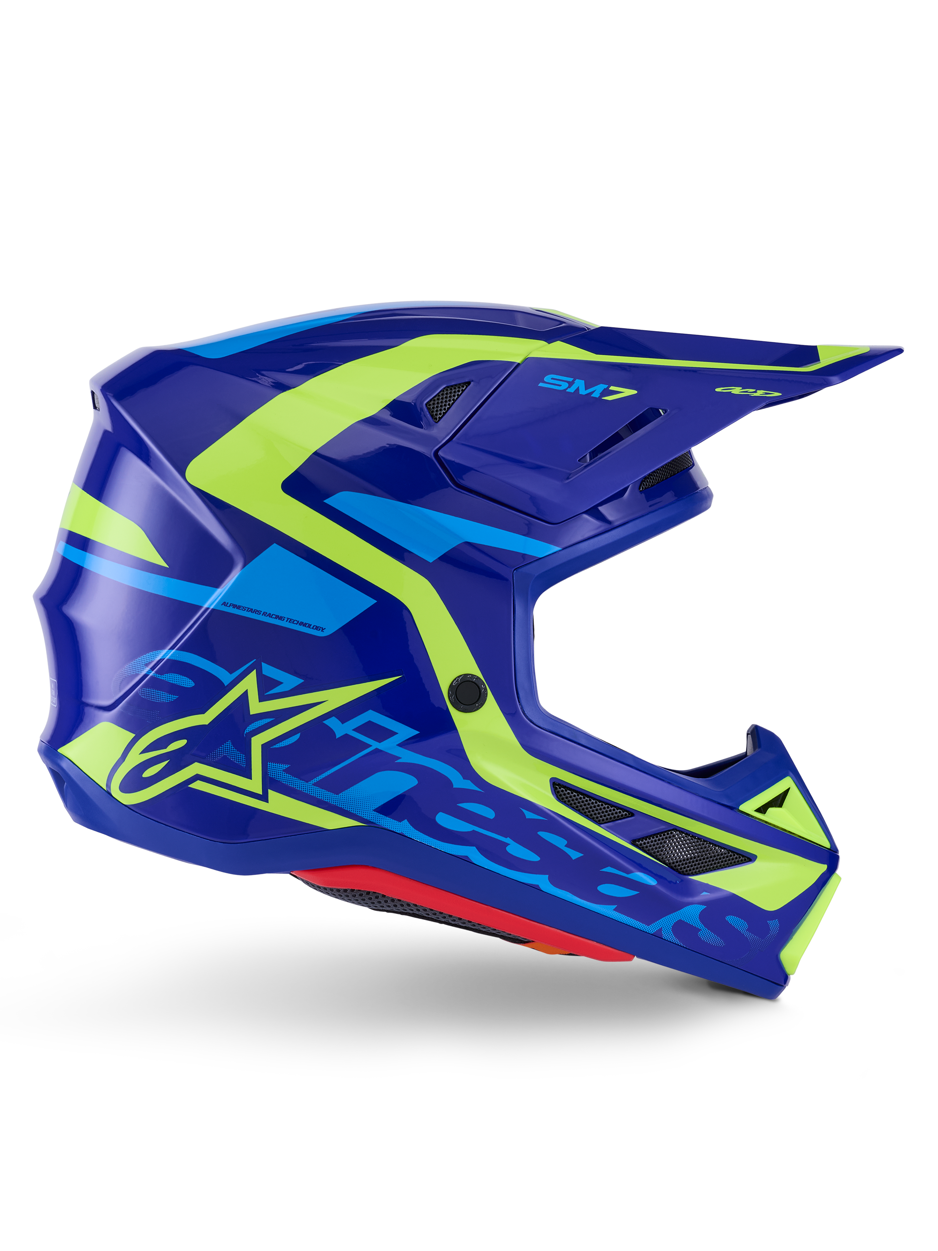 S-M7 Deed - Blue MX Helmet | Alpinestars®